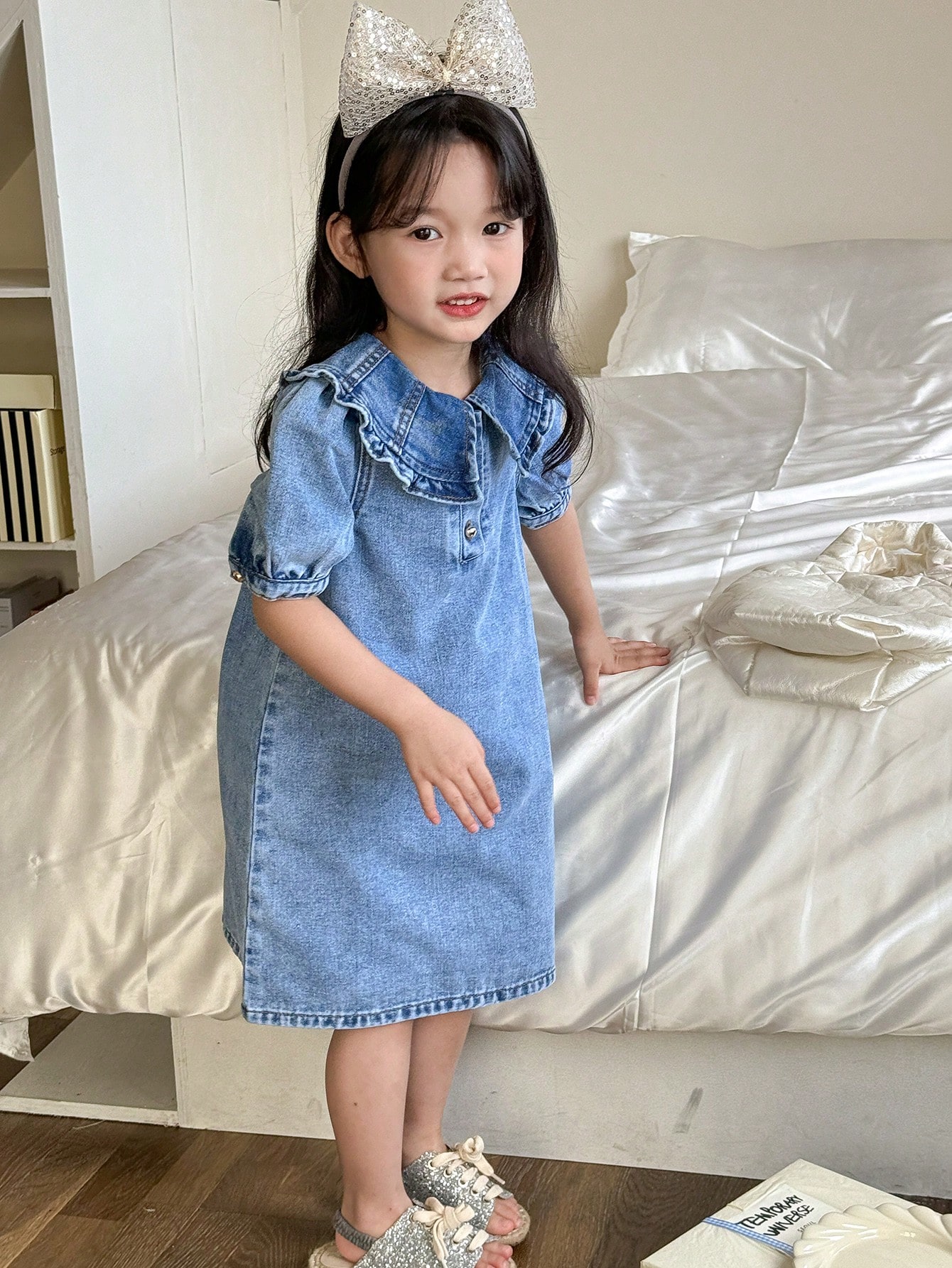 Young Girls Denim Dresses