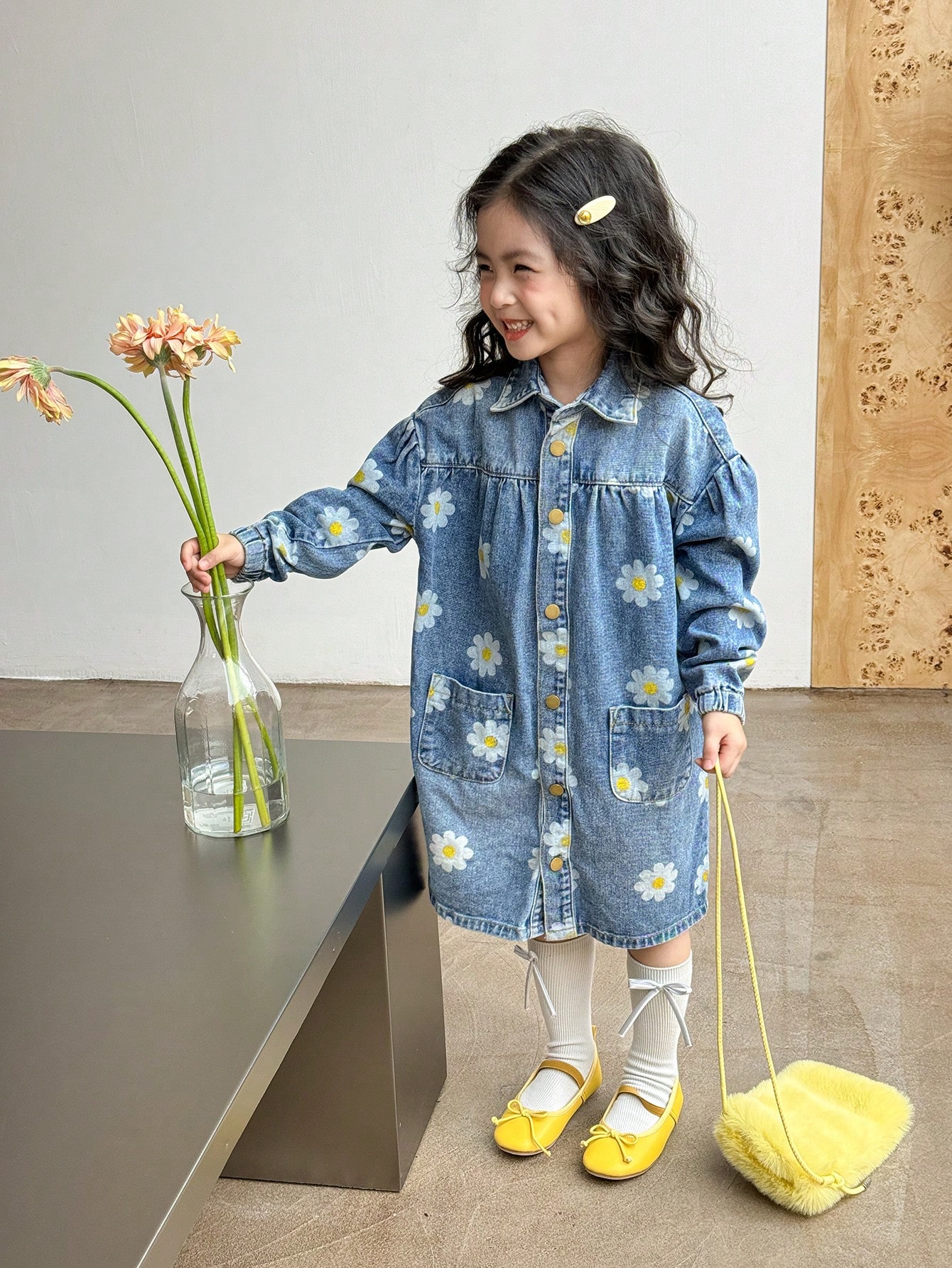 Young Girls Denim Dresses