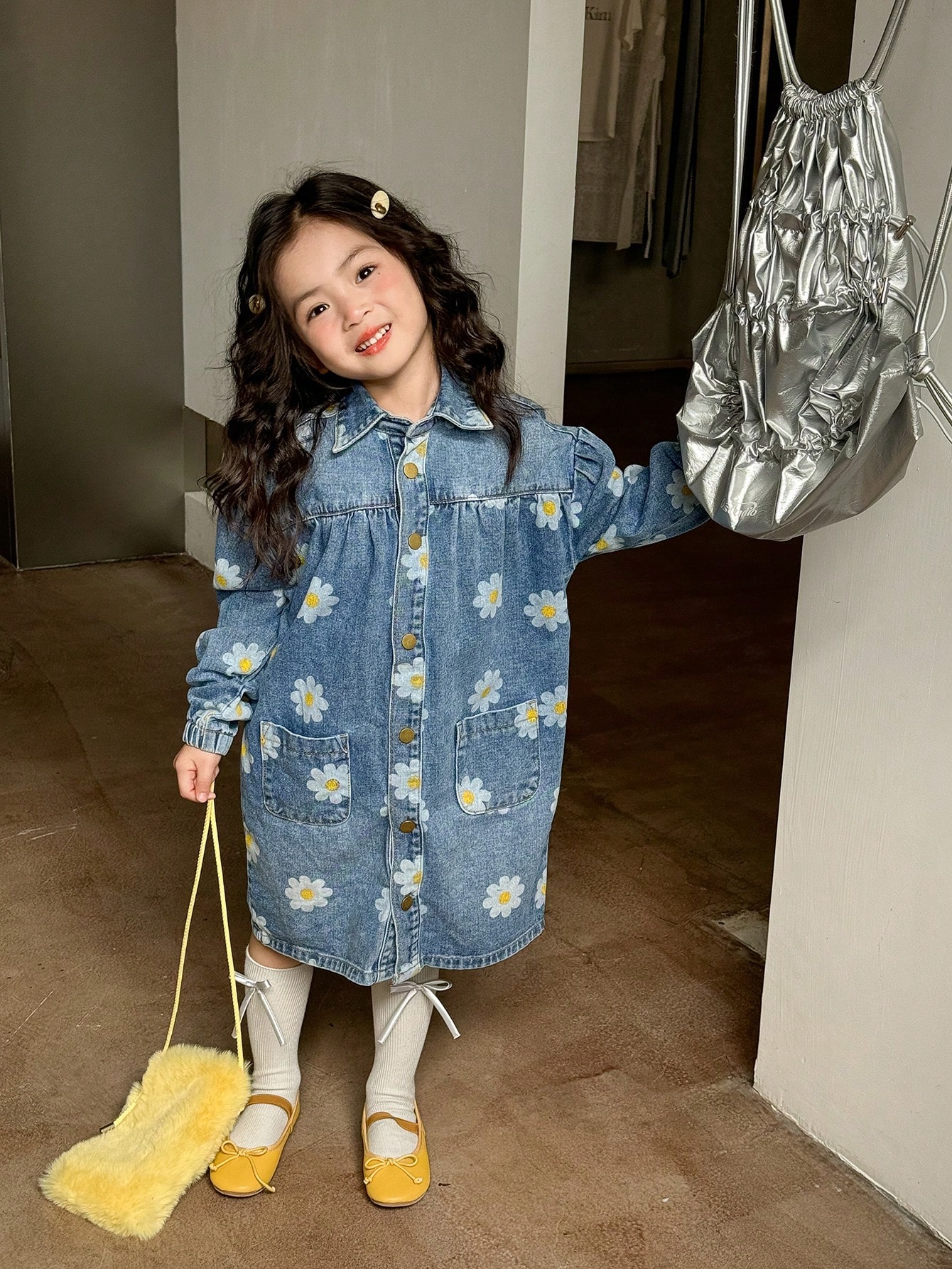 Young Girls Denim Dresses