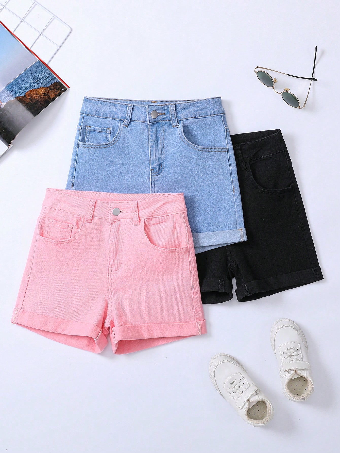 Teen Girls Denim Shorts