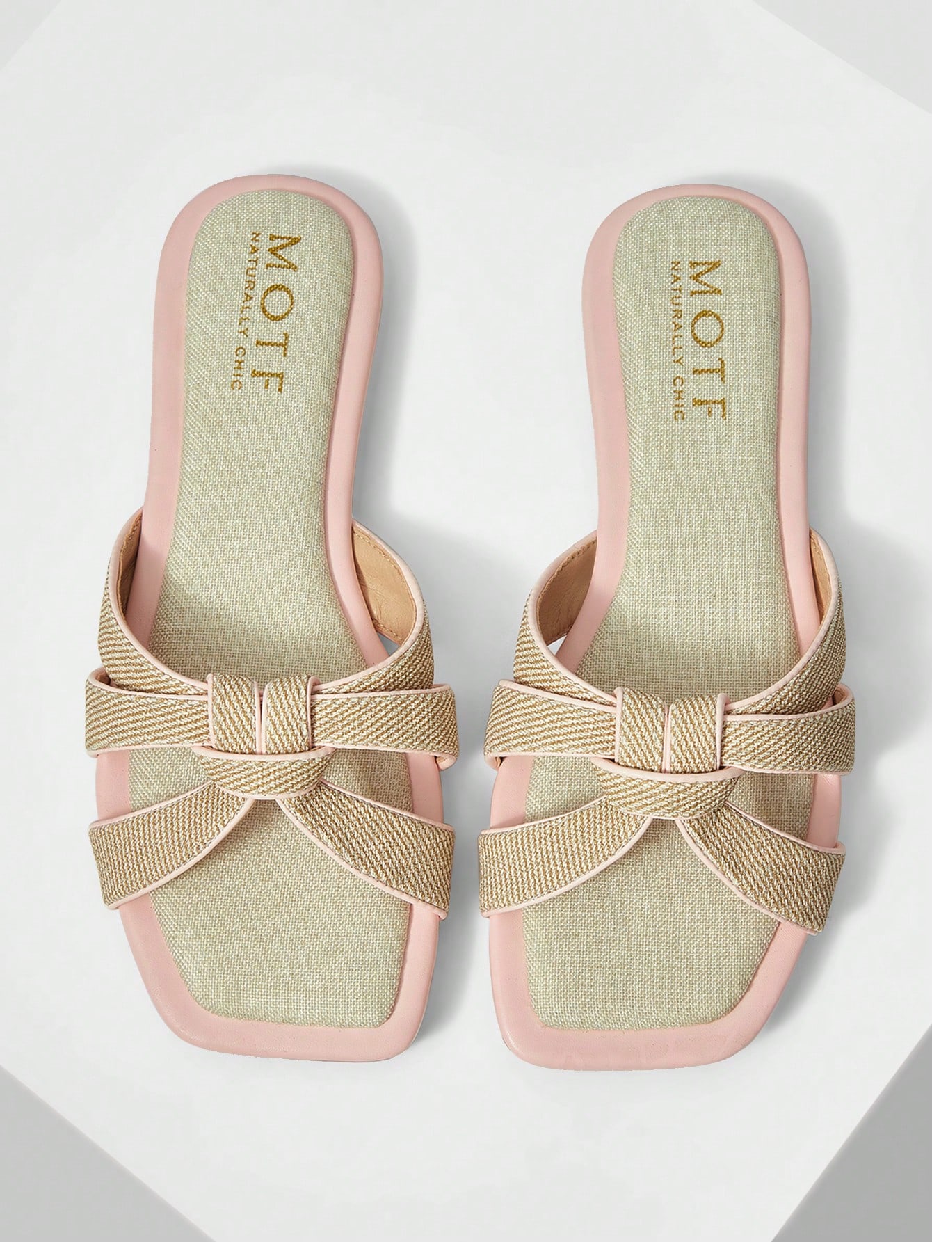 In Baby Pink Women Flat Sandals