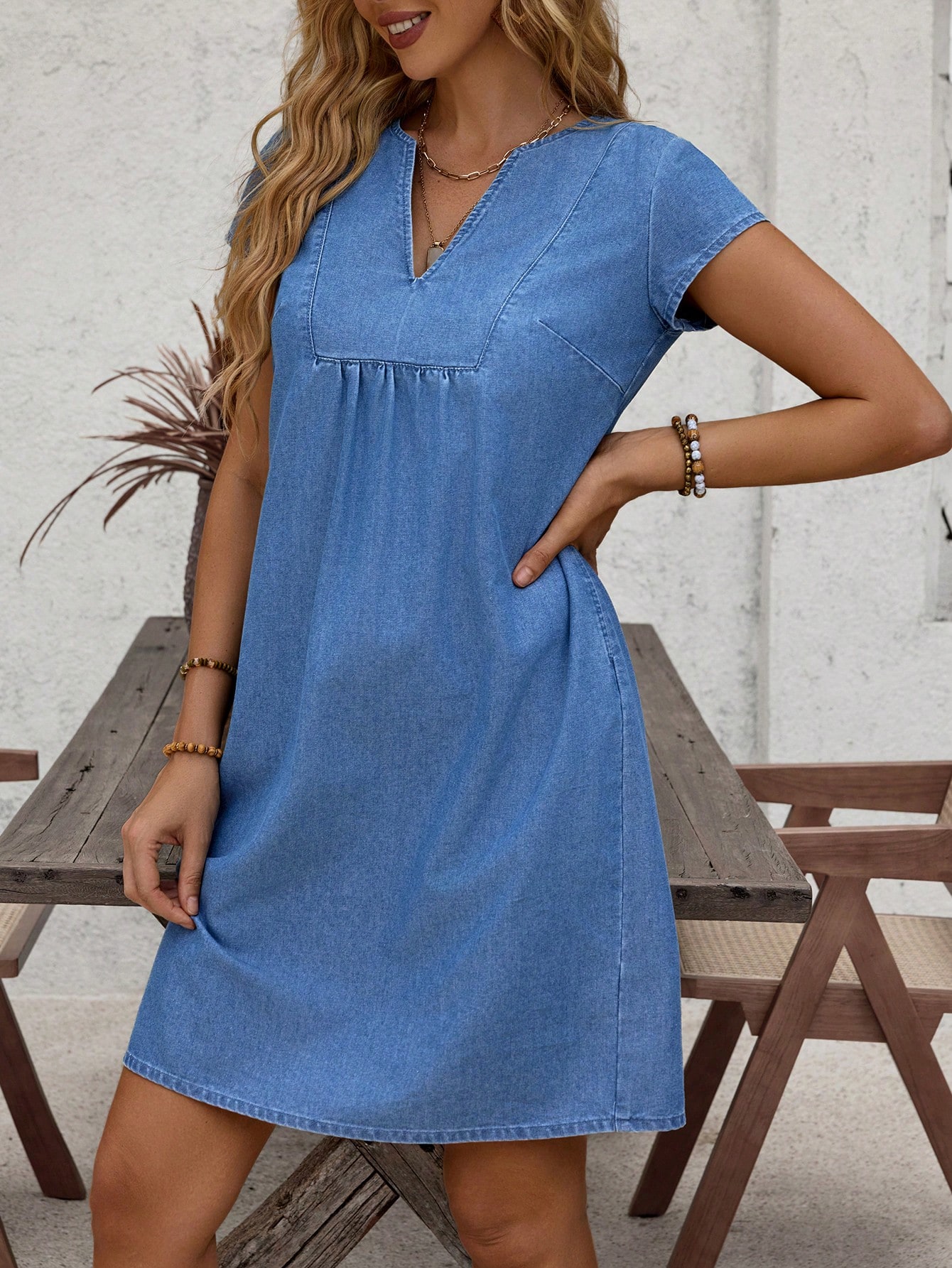 In Blue Women Denim Dresses