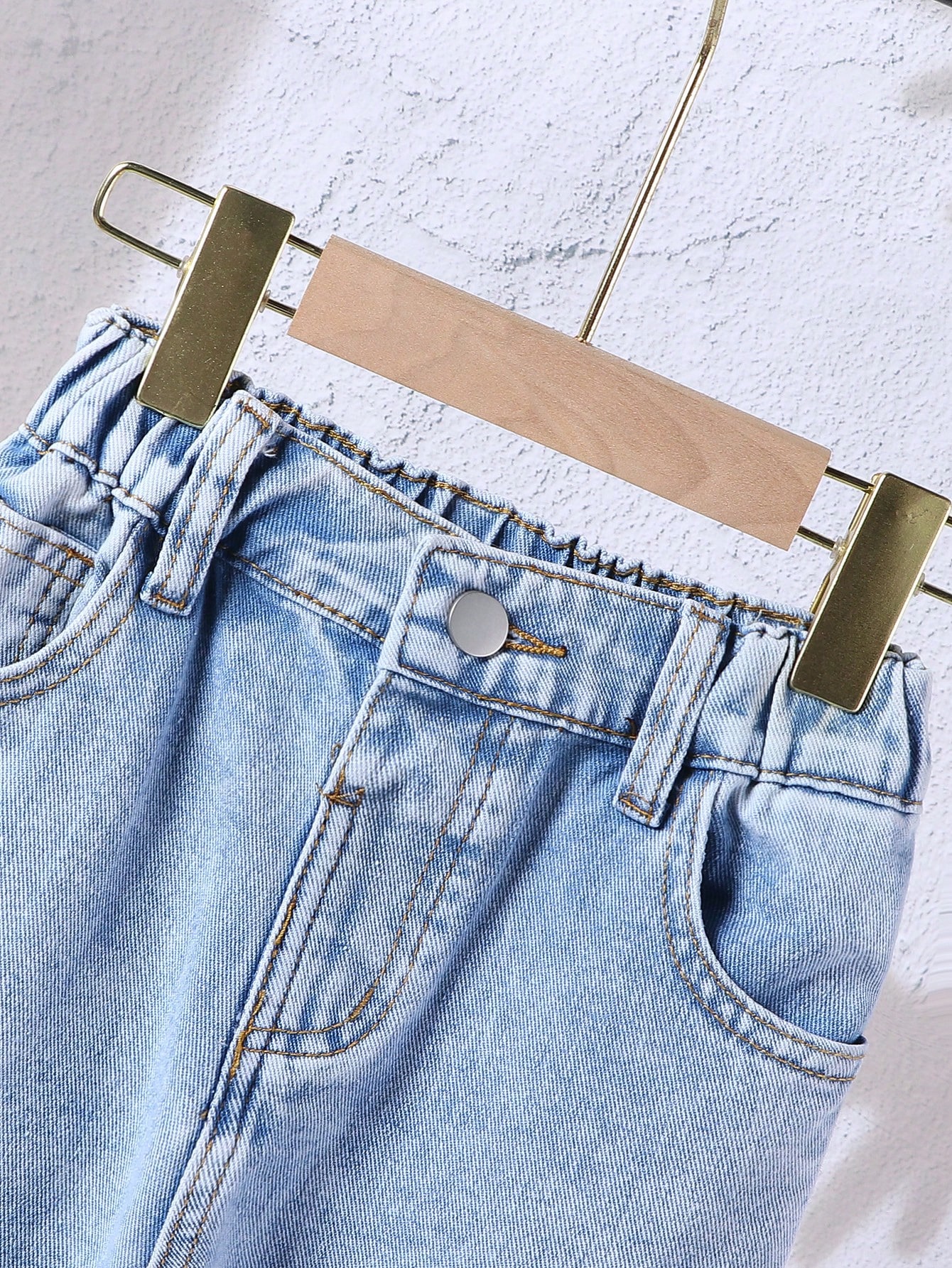 Young Boys Denim Two-piece Outfits