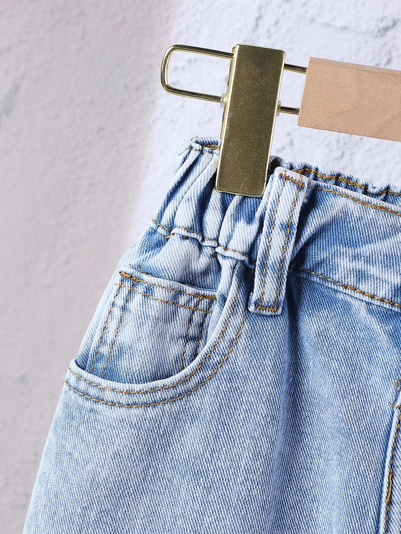 Young Boys Denim Two-piece Outfits