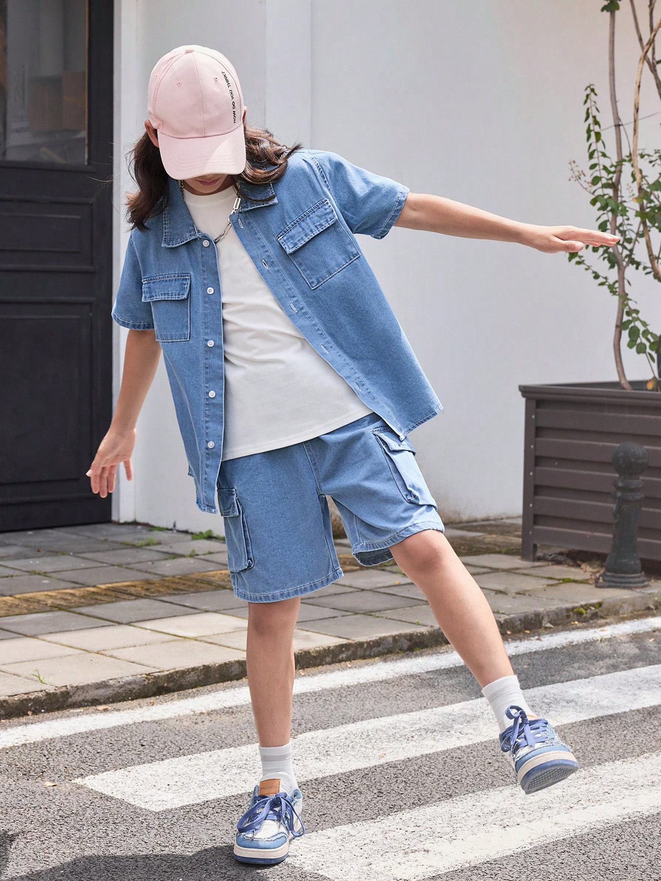 Tween Boys Denim Two-piece Outfits