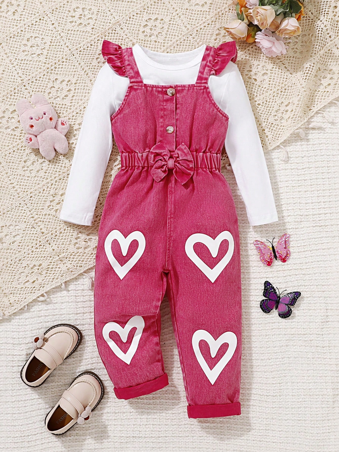 Young Girls Denim Overalls & Jumpsuits