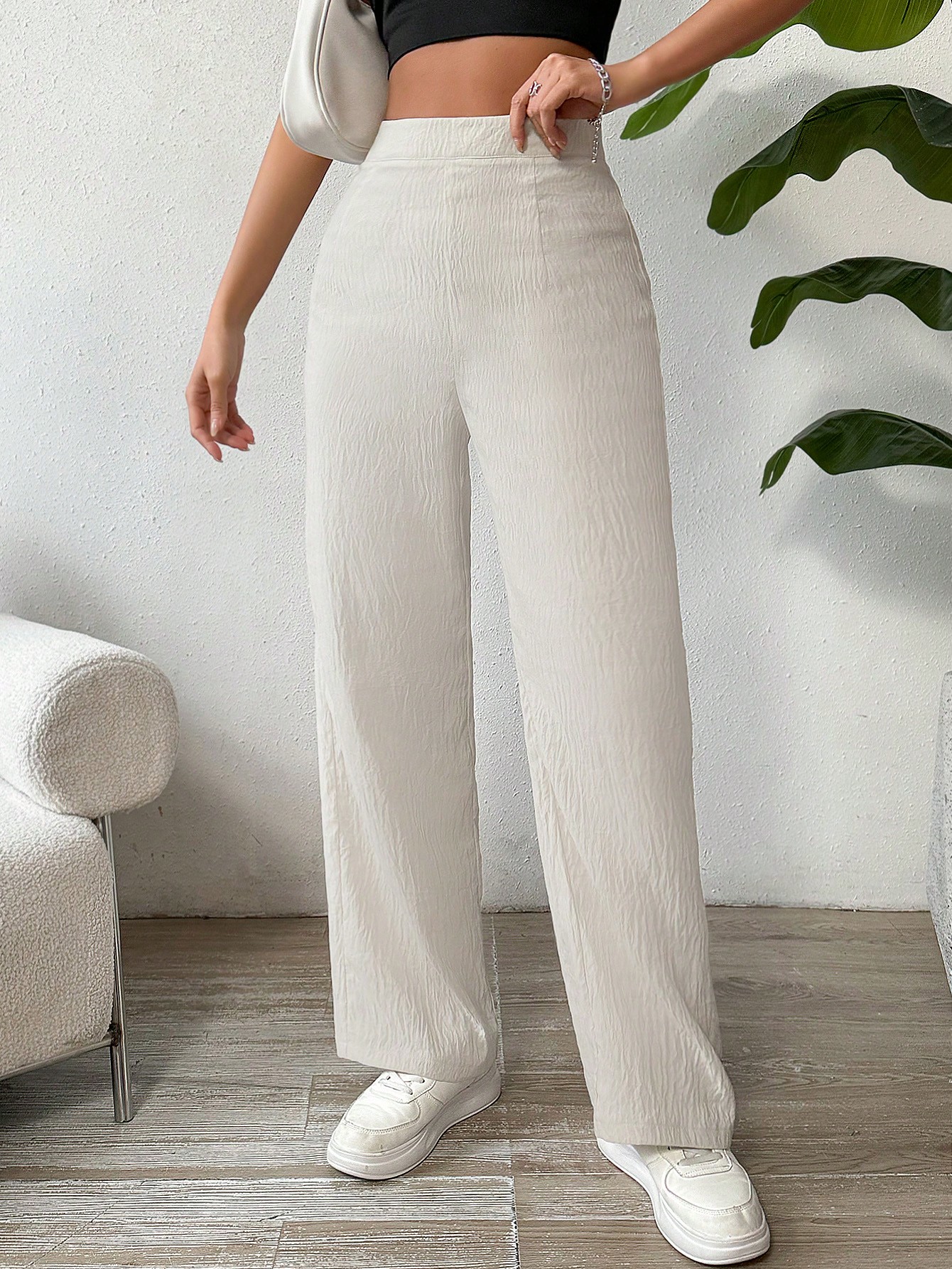 In Beige Women Pants