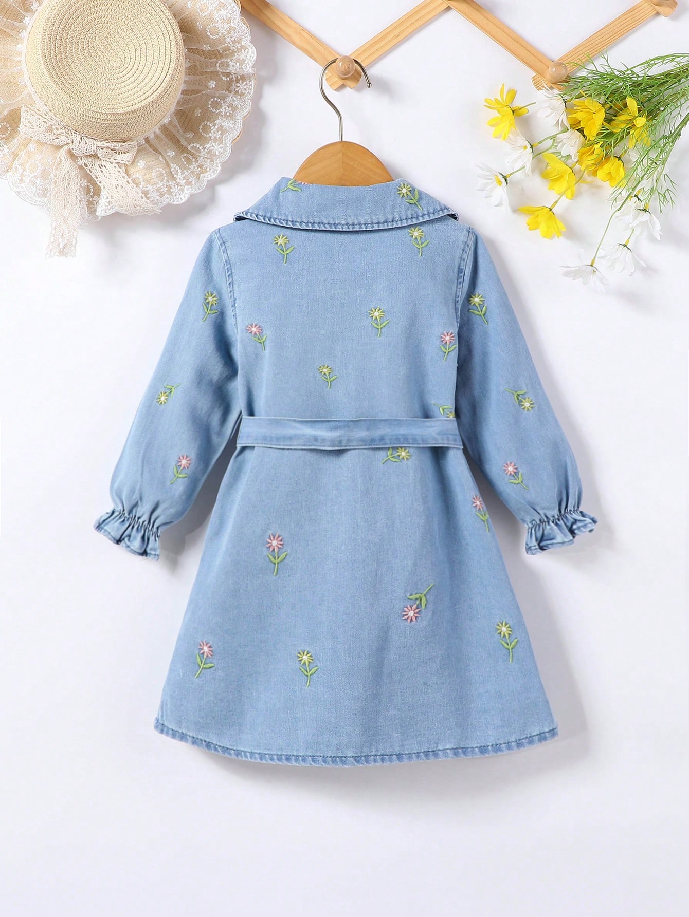 Young Girls Denim Dresses