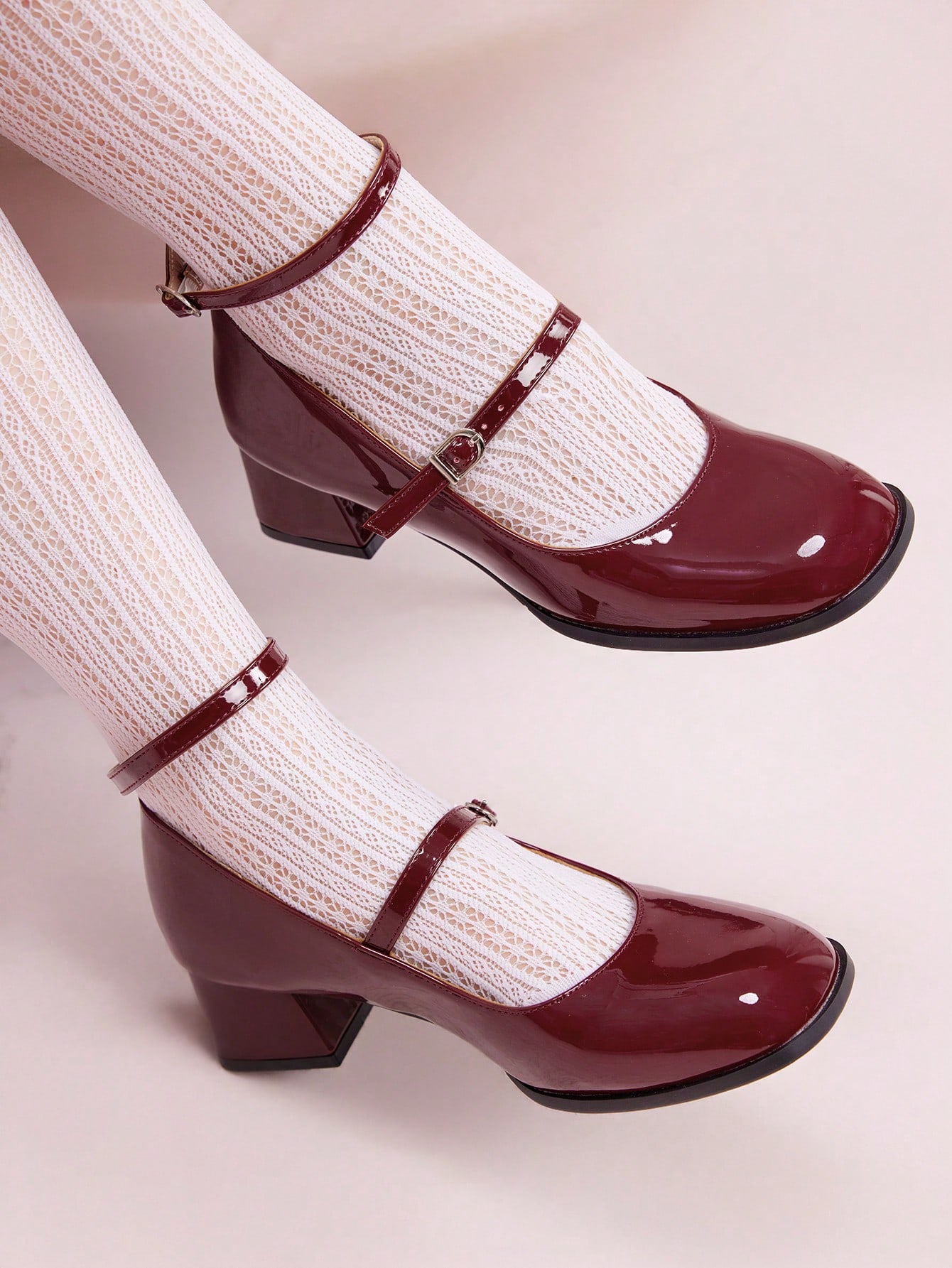 In Burgundy Women Pumps