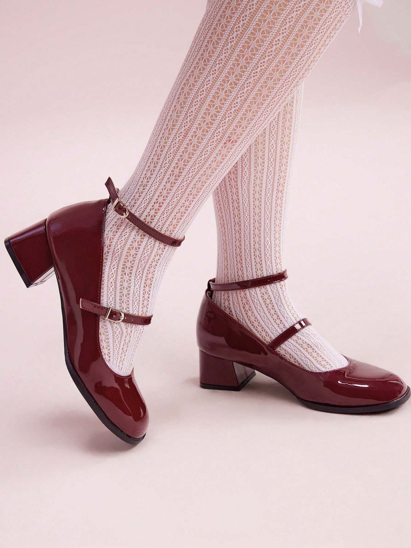 In Burgundy Women Pumps