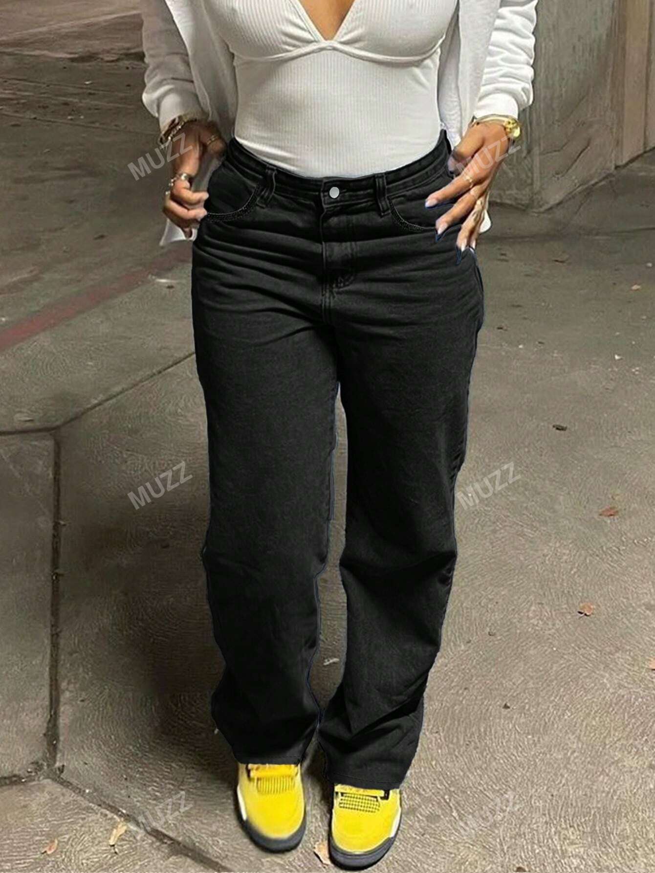 In Black Women Denim