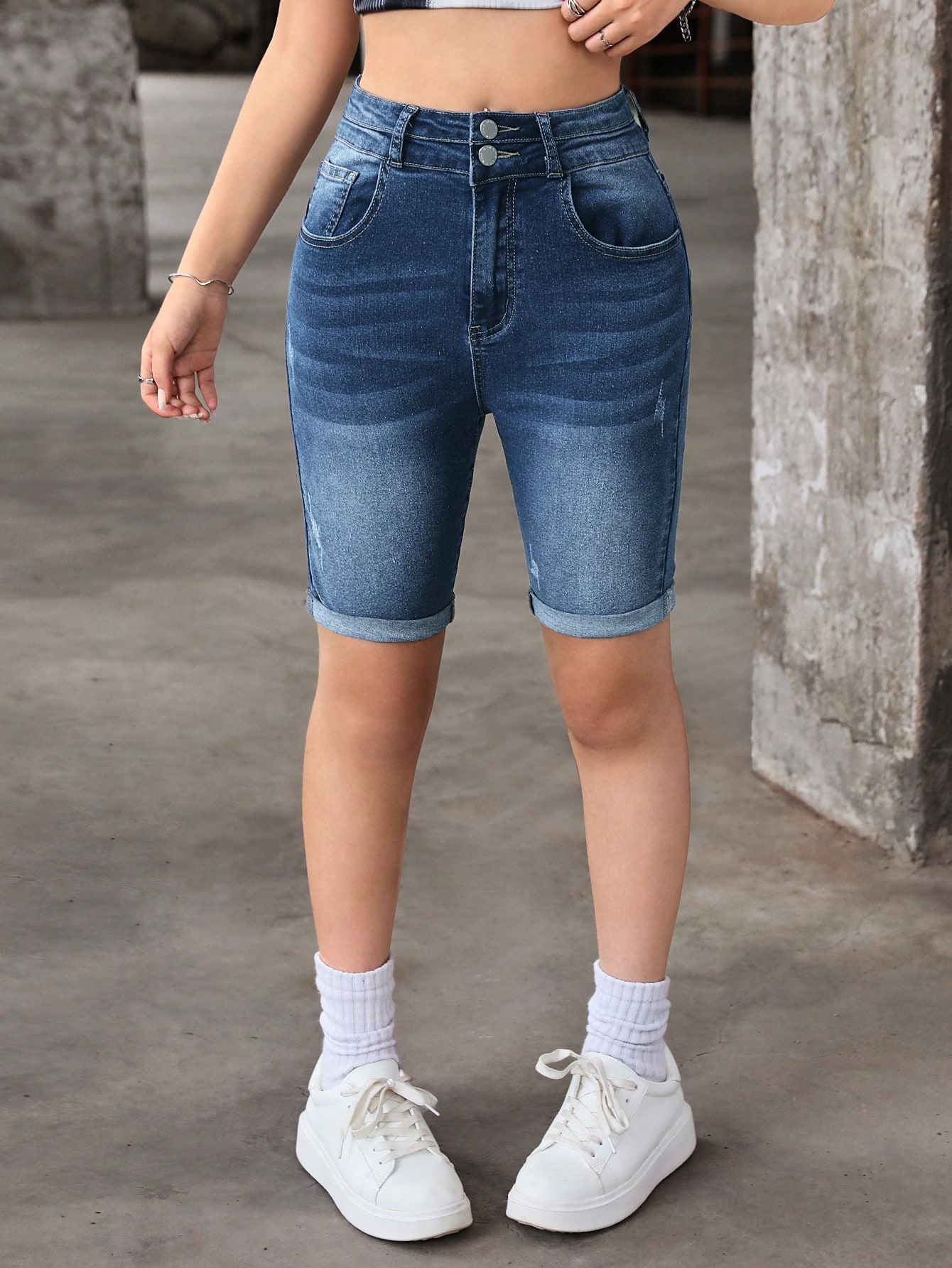 Teen Girls Denim Shorts