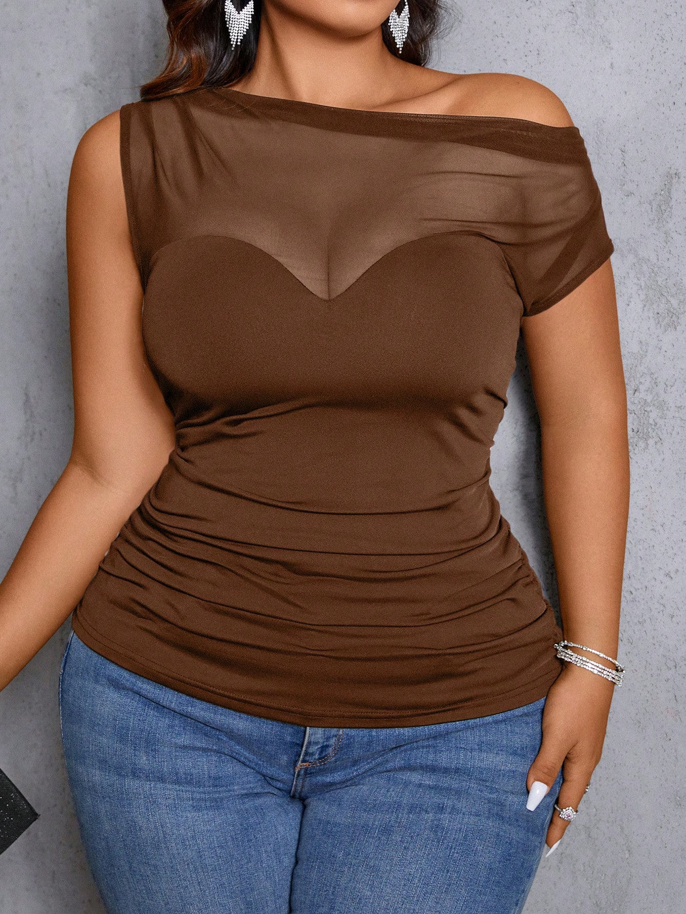 In Casual Plus Size Women Tops