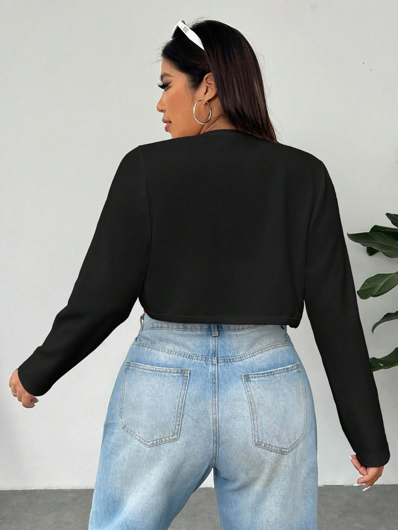 In Black Plus Size Jackets