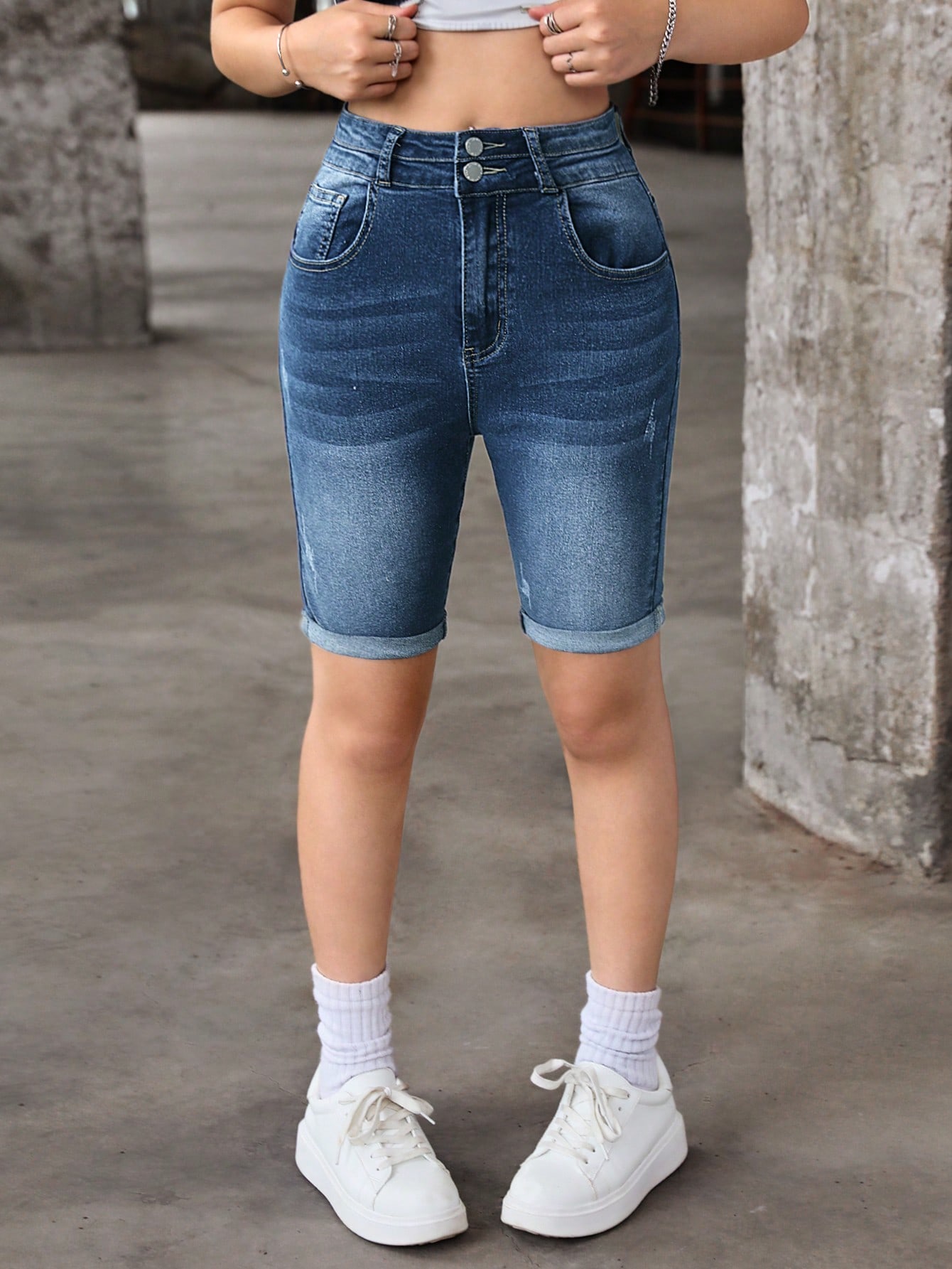 Teen Girls Denim Shorts