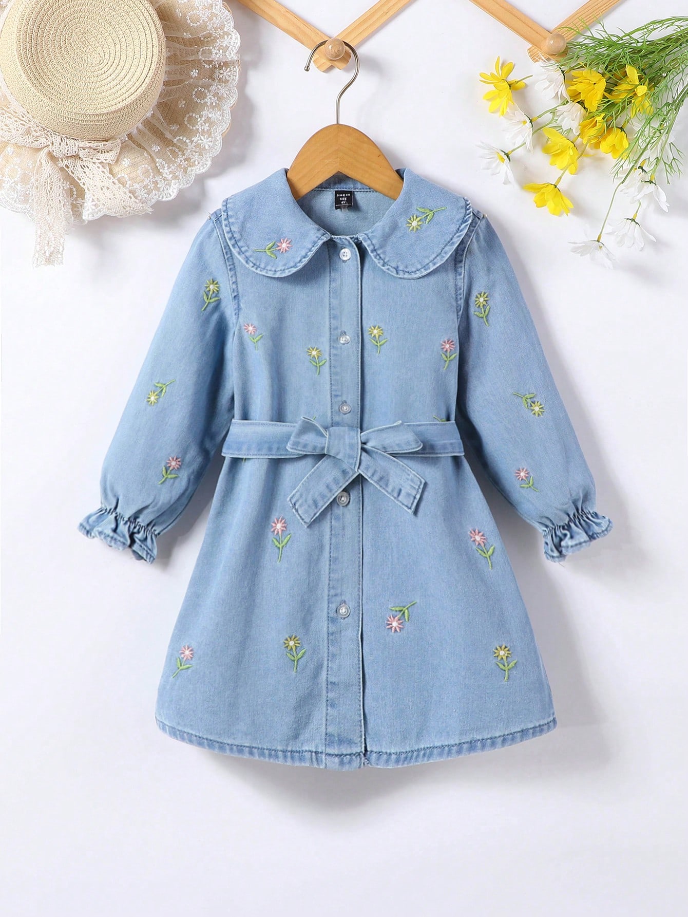 Young Girls Denim Dresses