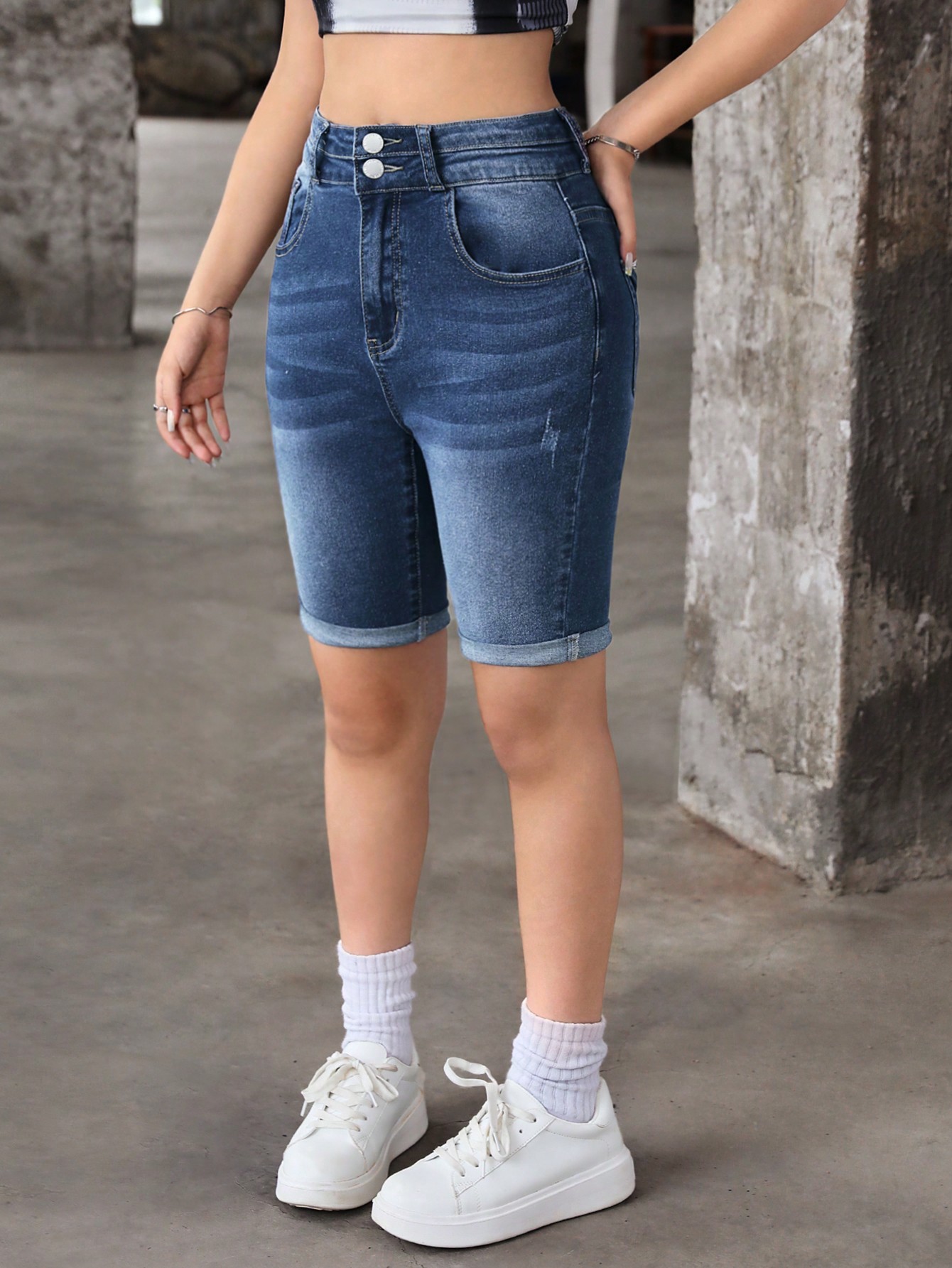 Teen Girls Denim Shorts