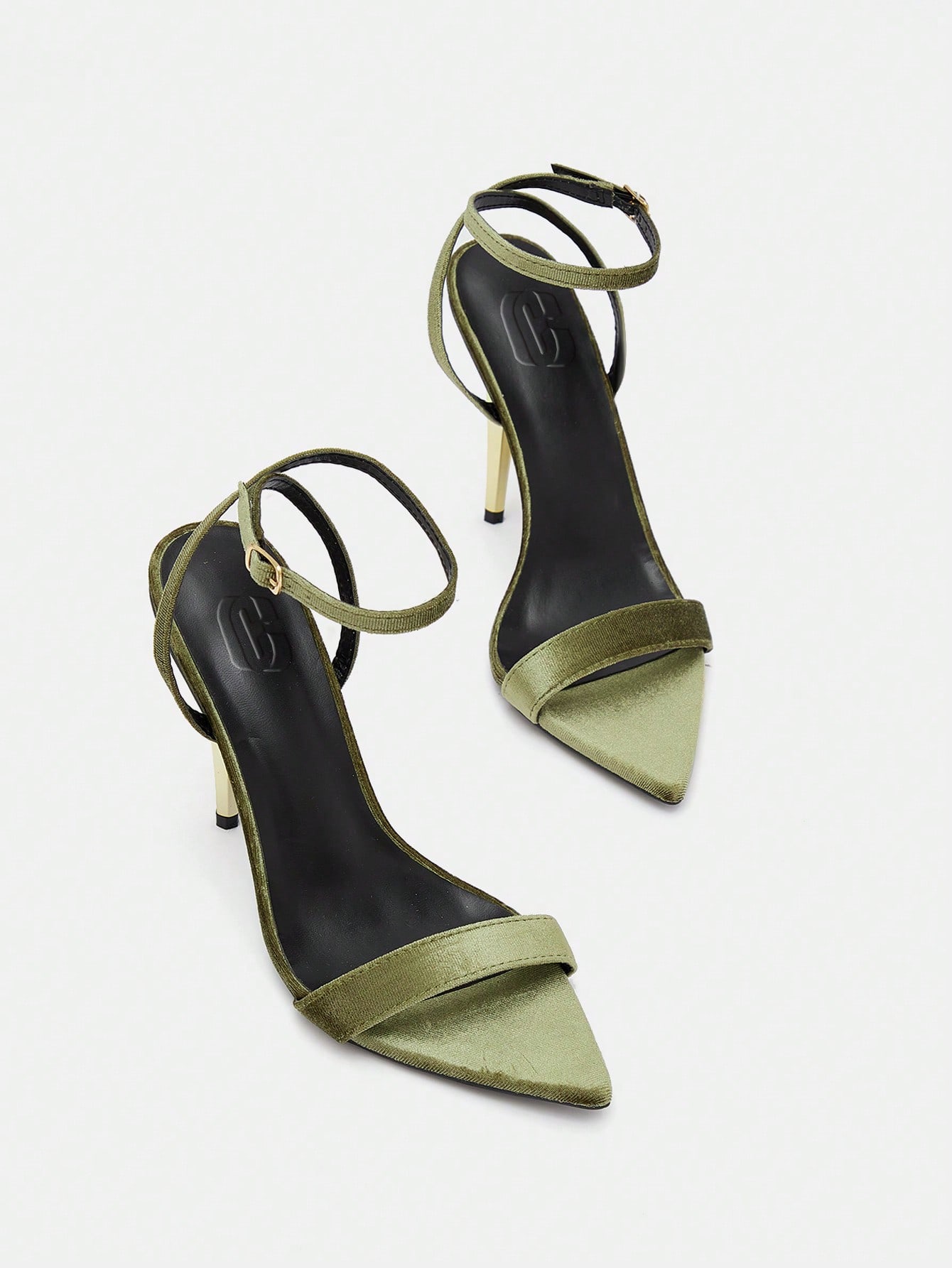 In Olive Green Women Sandals