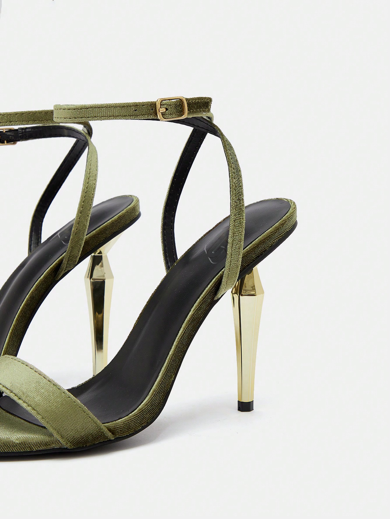 In Olive Green Women Sandals