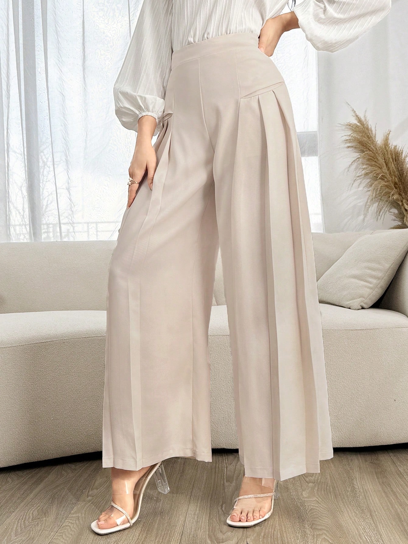 In Beige Women Pants