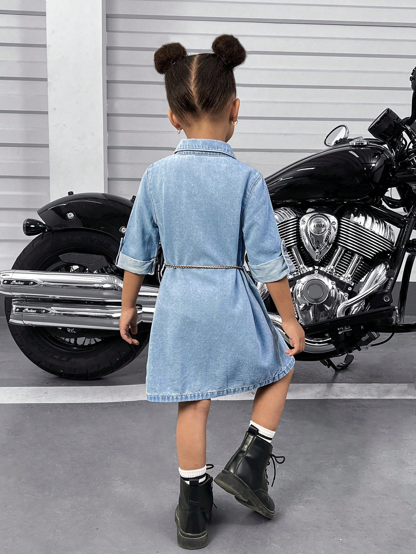 Young Girls Denim Dresses