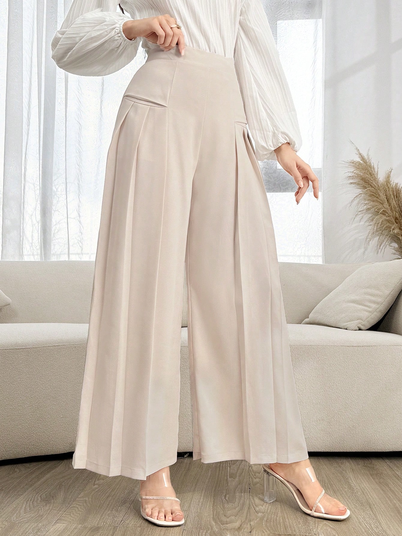 In Beige Women Pants