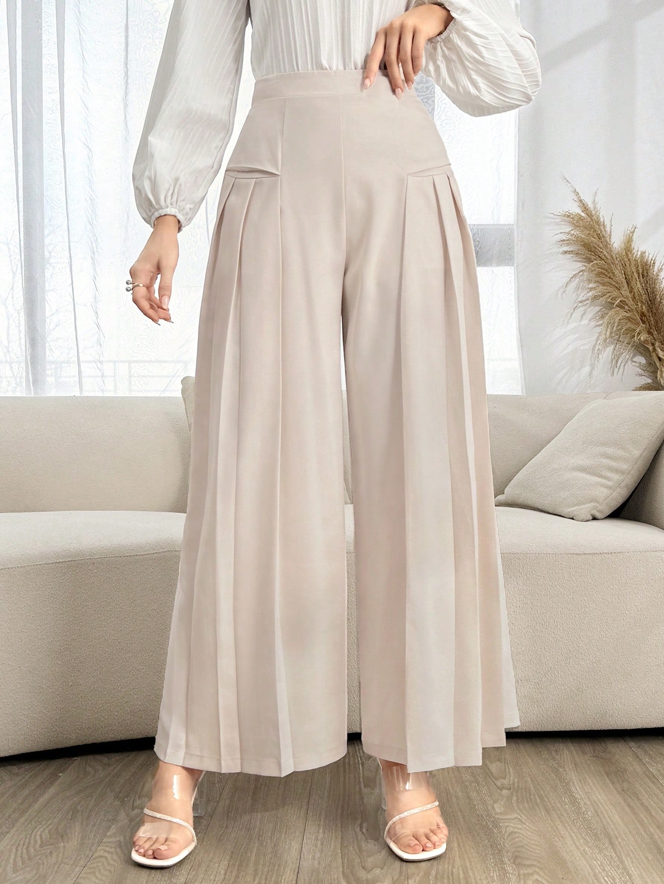 In Beige Women Pants