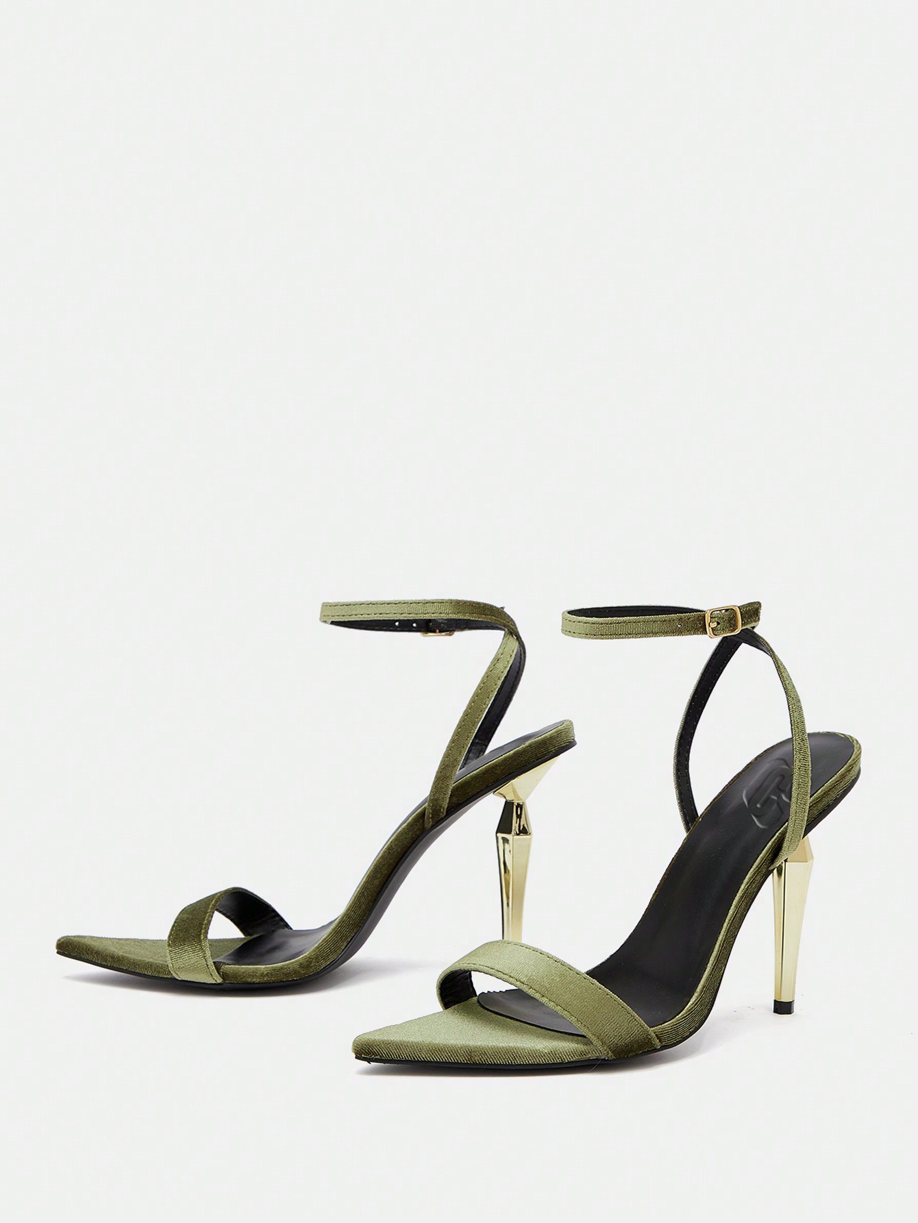 In Olive Green Women Sandals