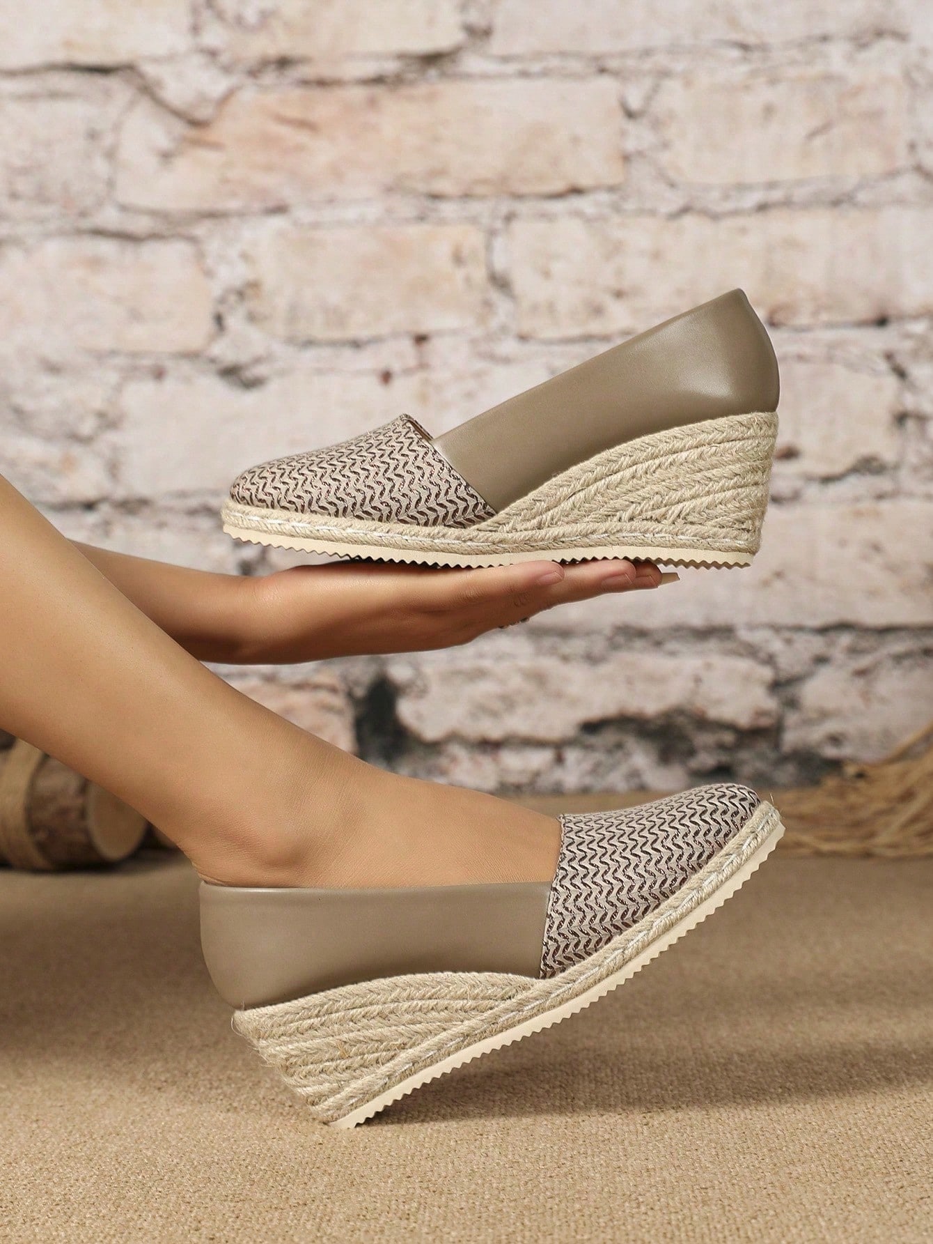 In Khaki Women Wedges & Flatform