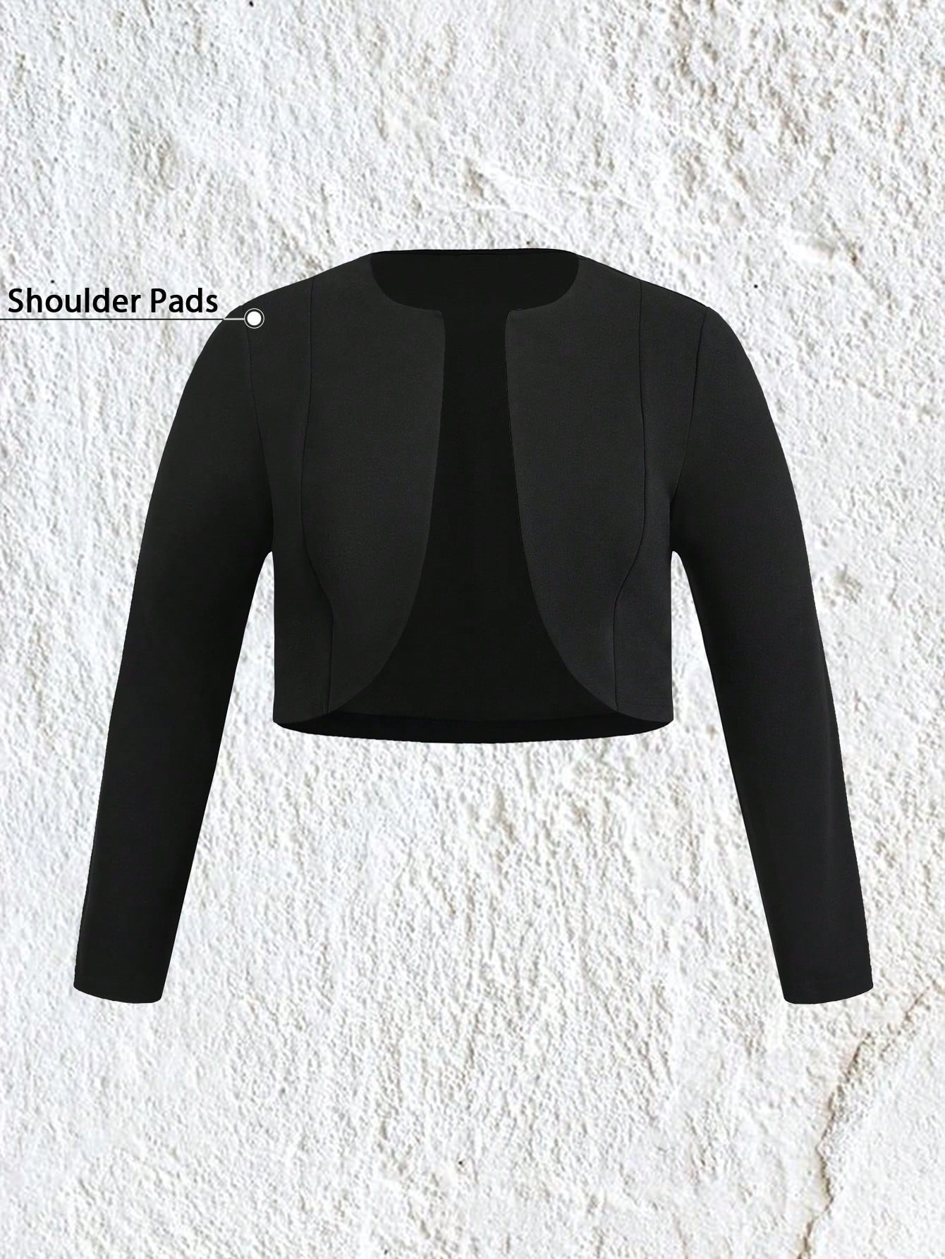 In Black Plus Size Jackets