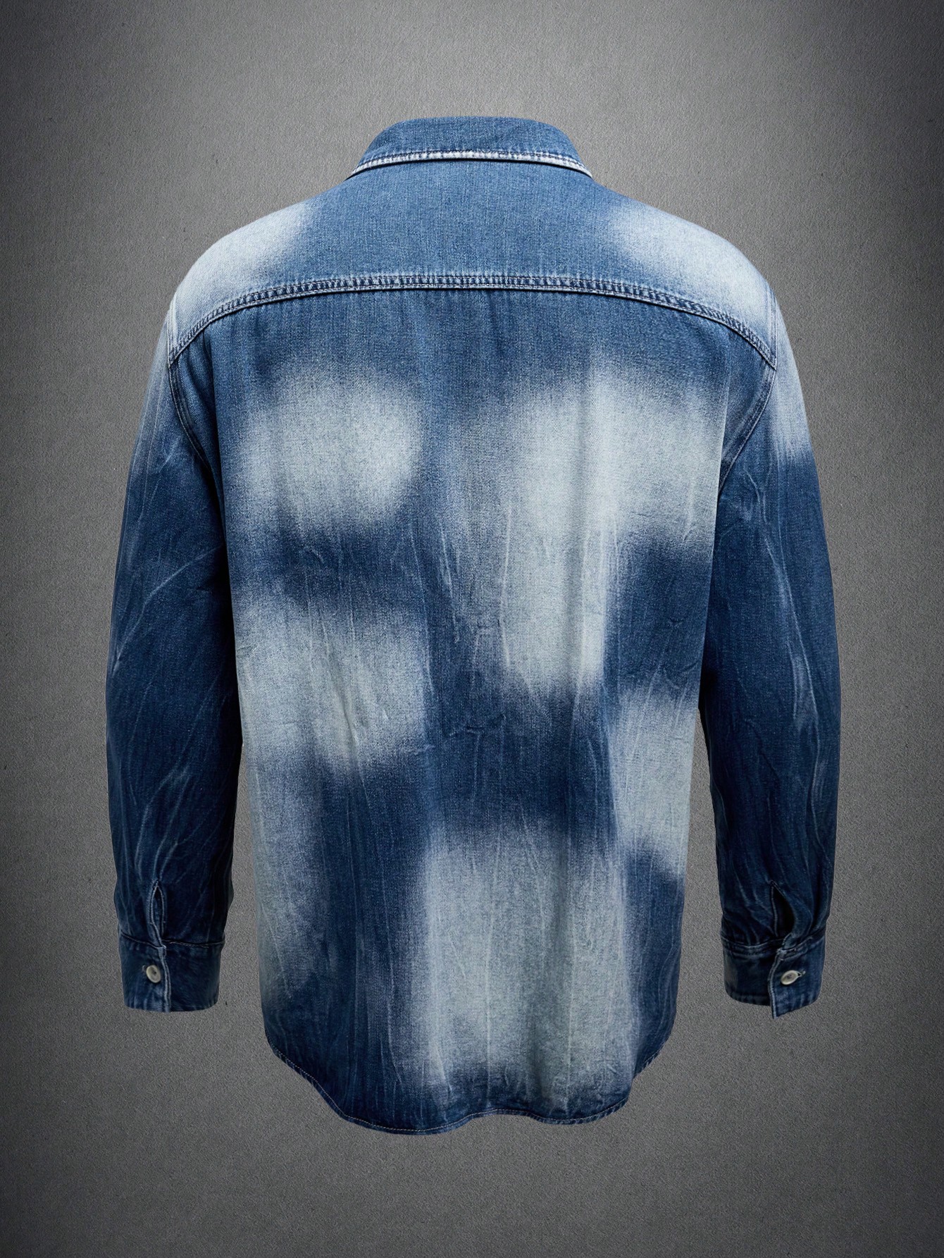 Men Plus Size Denim Shirts