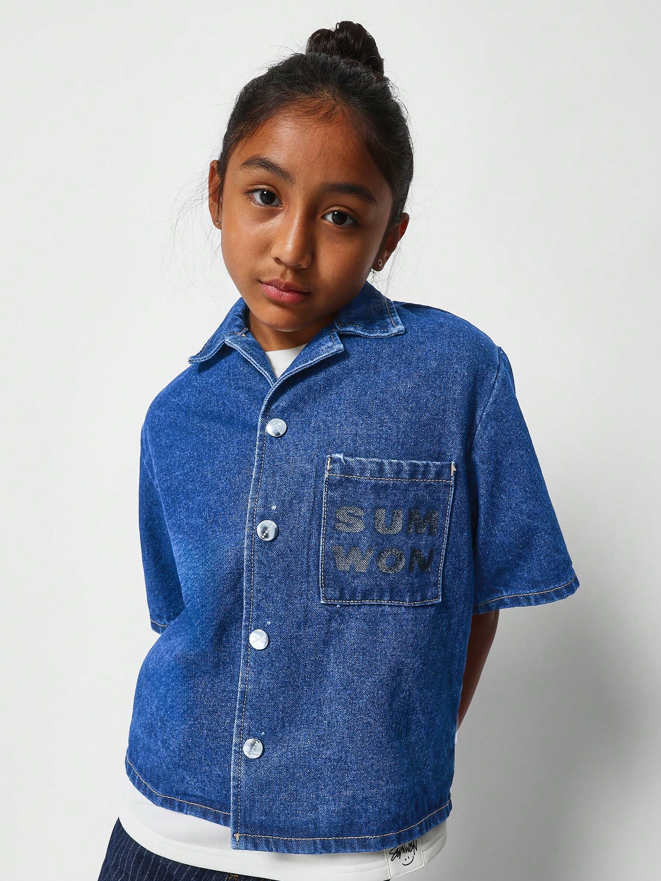 Tween Girls Denim Tops