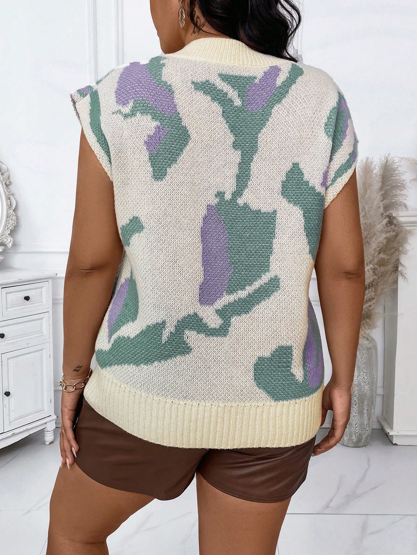 In Casual Plus Size Sweater Vests