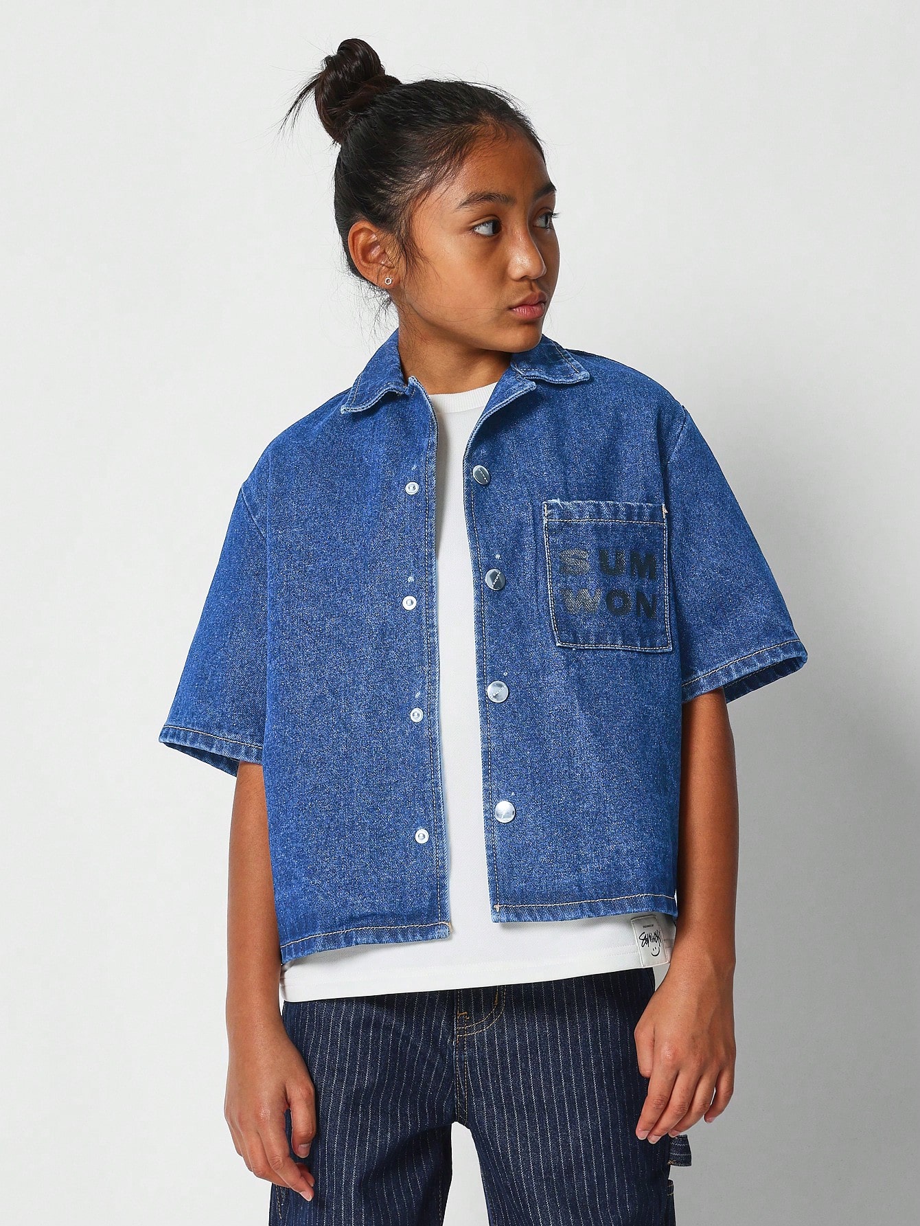 Tween Girls Denim Tops