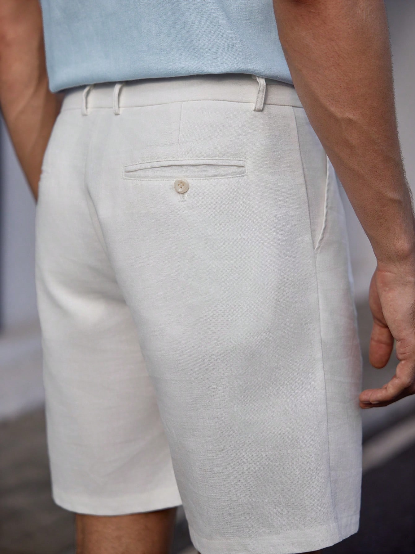 Men Linen Shorts