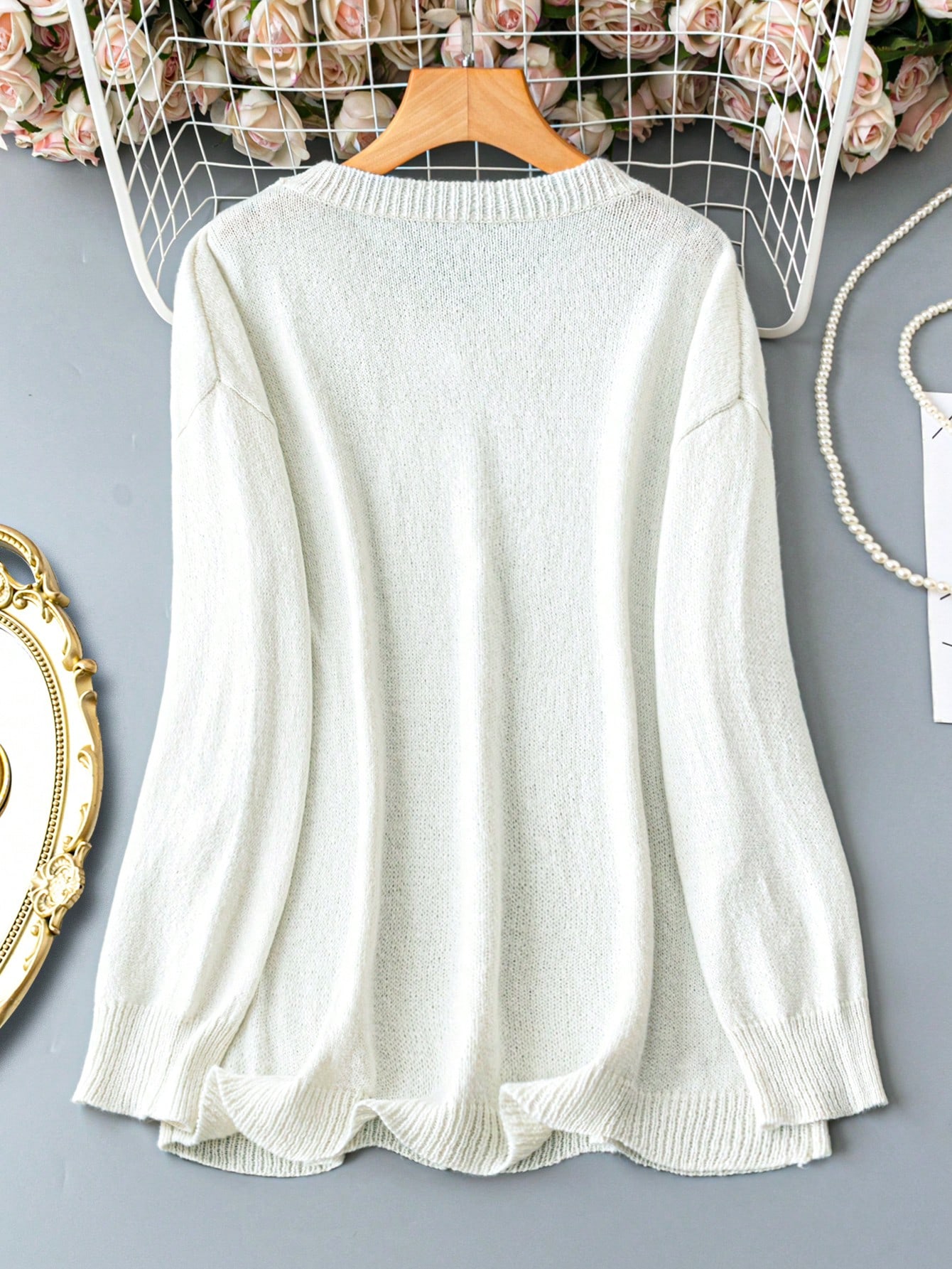 In White Plus Size Sweaters