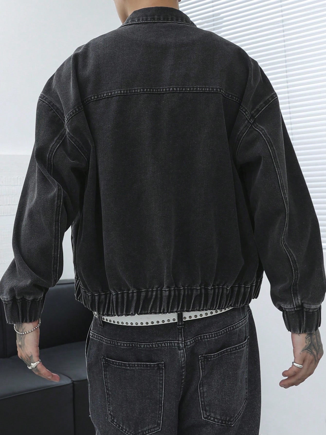 Men Plus Size Denim Jackets