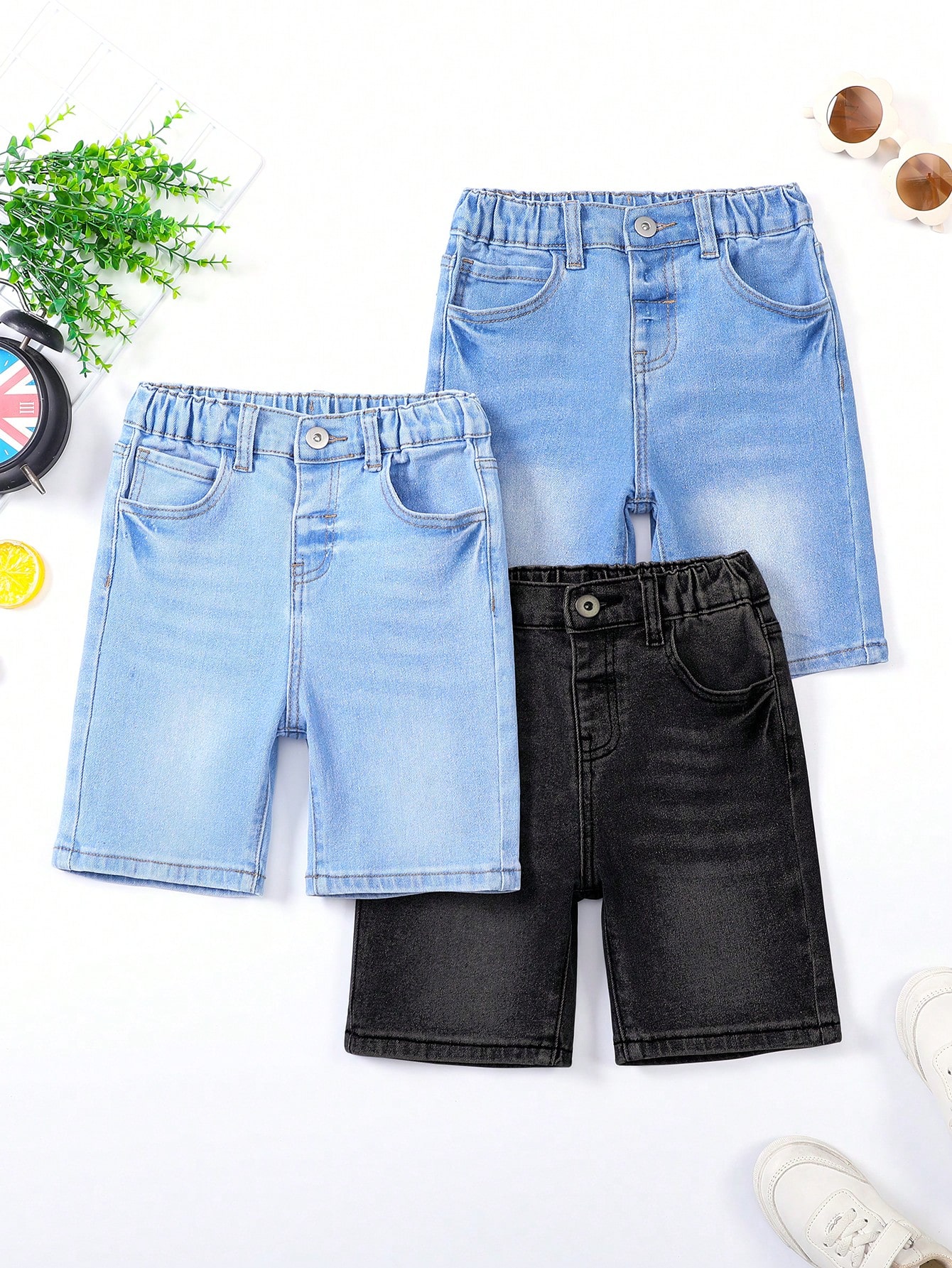 Young Boys Denim Shorts