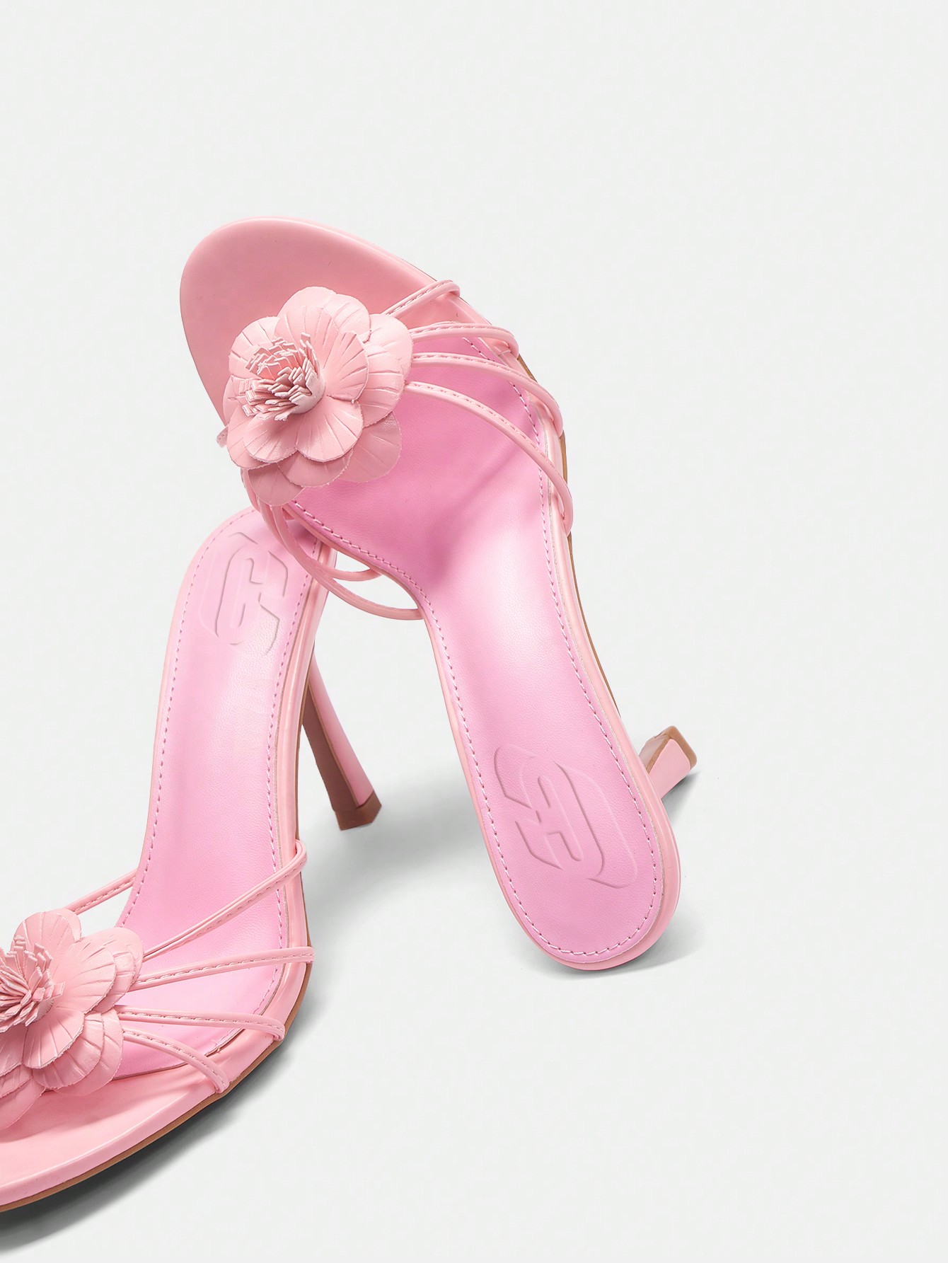 In Pink Women Heeled Sandals