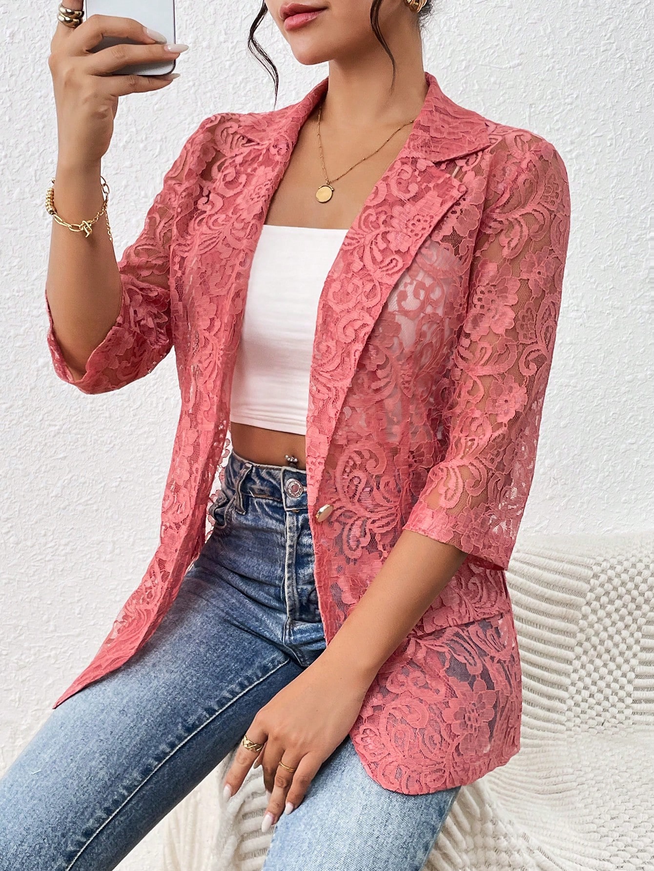 In Pink Women Blazers