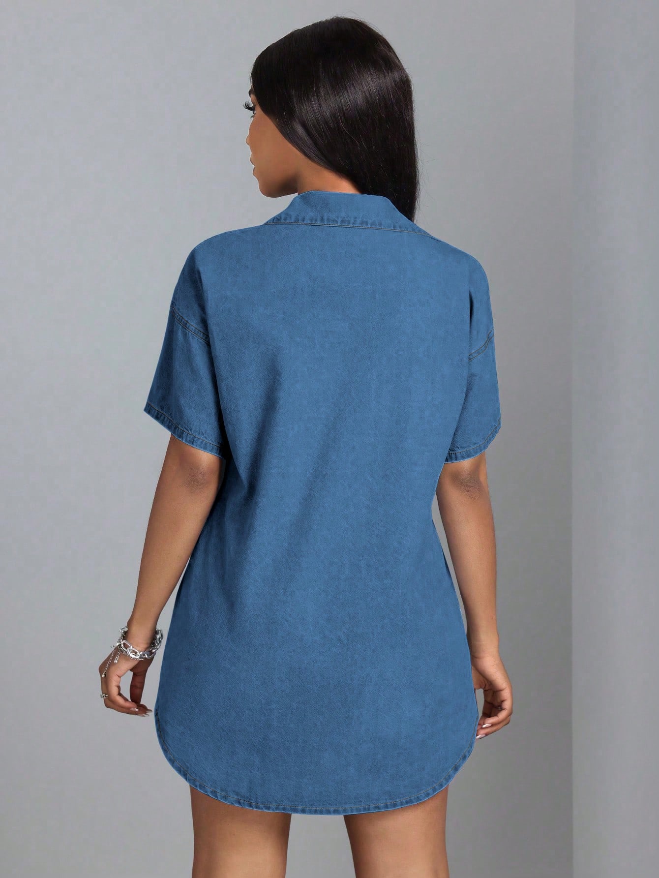 In Blue Women Denim Dresses