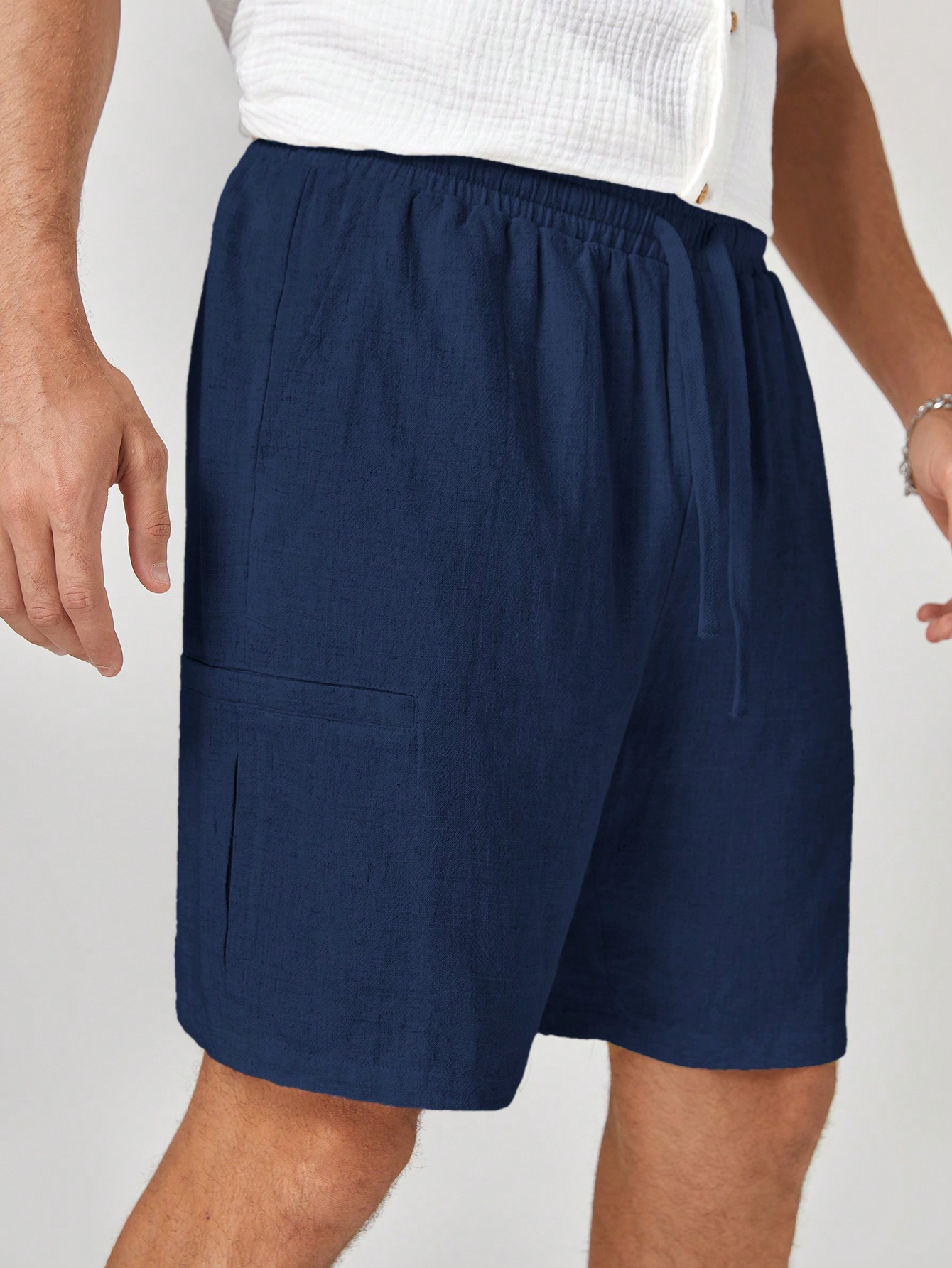 Men Linen Shorts