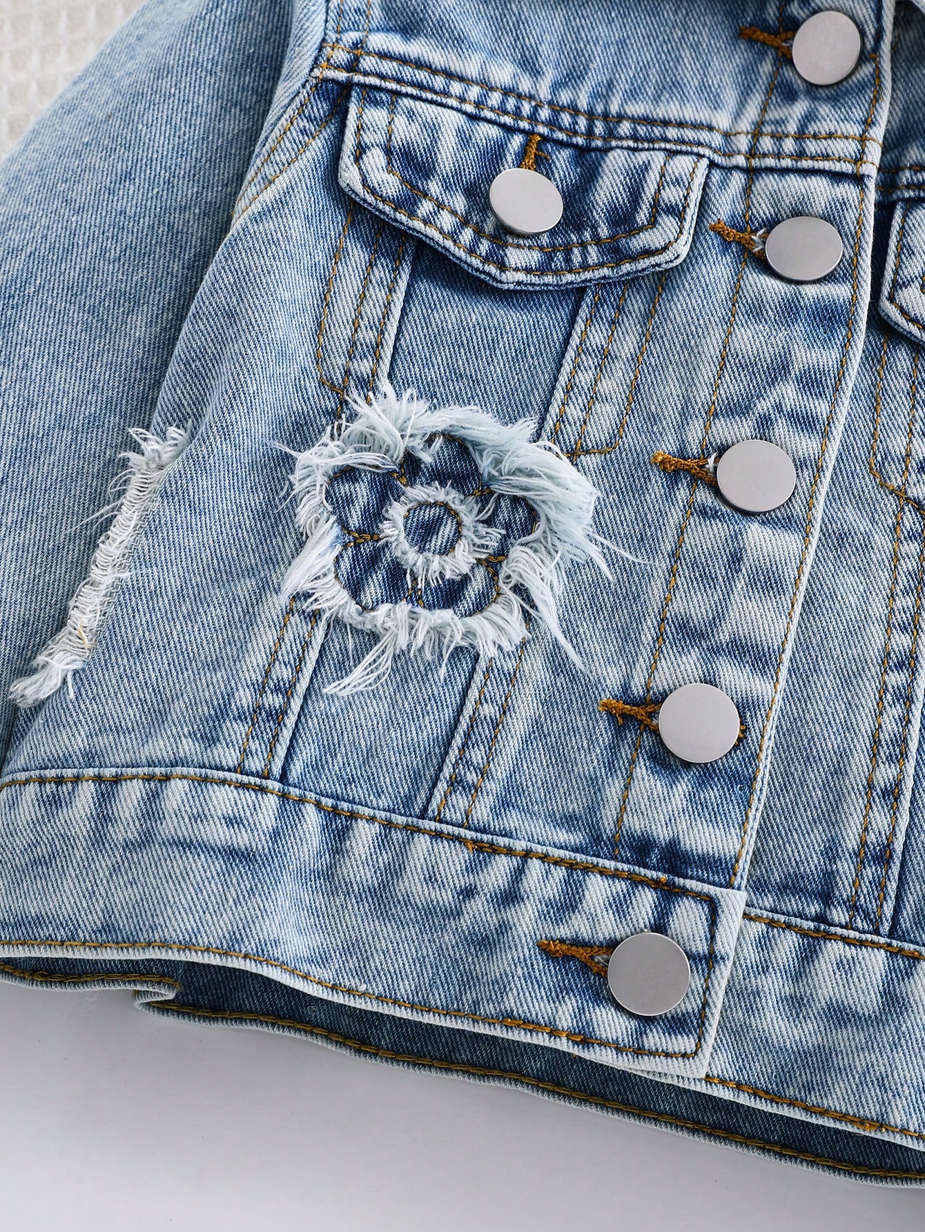 Young Girls Denim Jackets & Coats