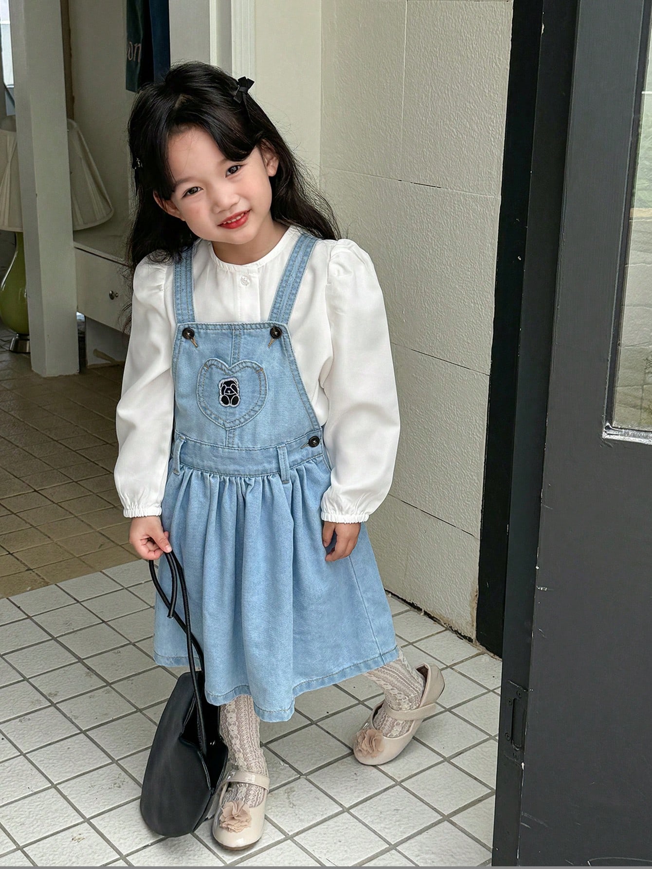 Young Girls Denim Dresses