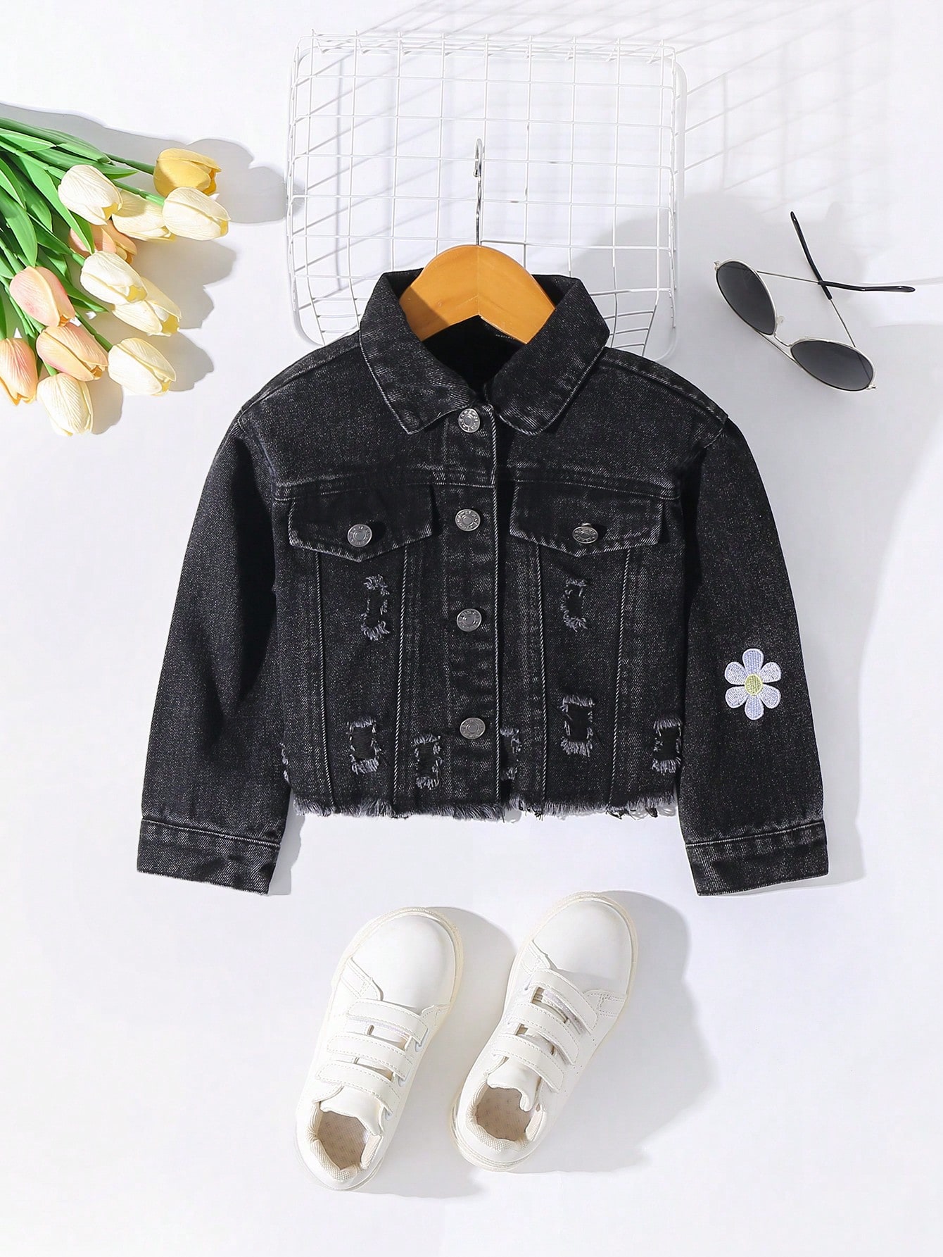 Young Girls Denim Jackets & Coats