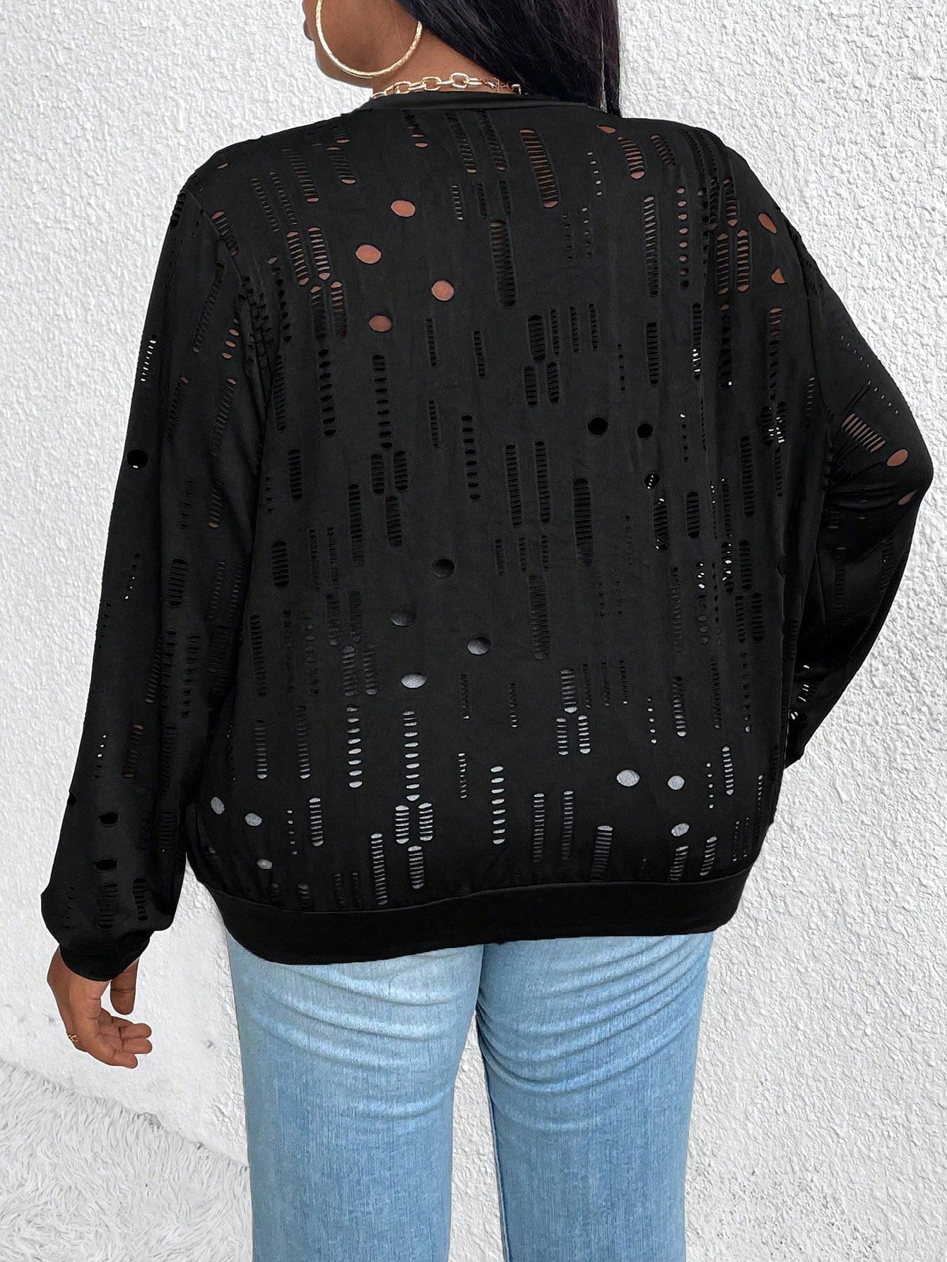 In Black Plus Size Jackets