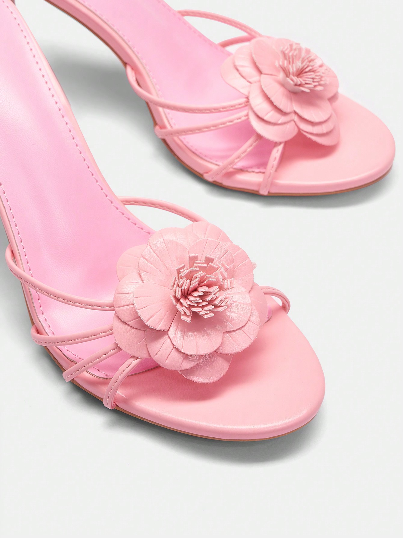 In Pink Women Heeled Sandals