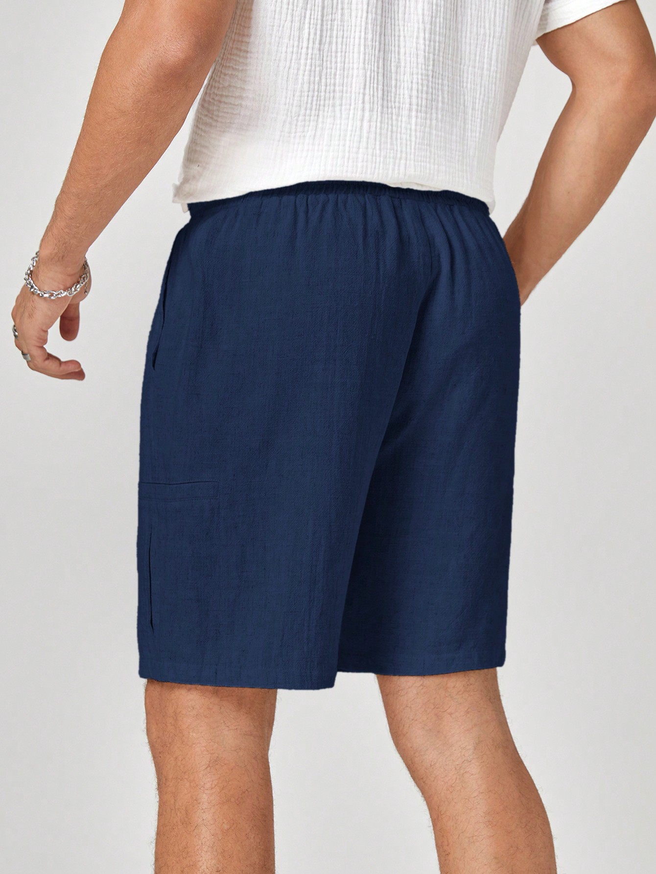 Men Linen Shorts