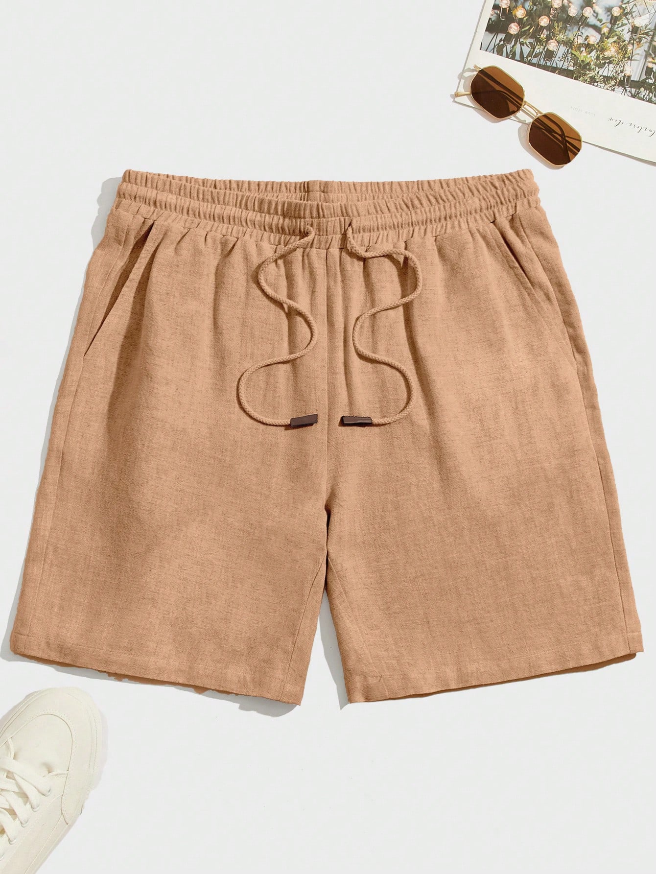 Men Linen Shorts