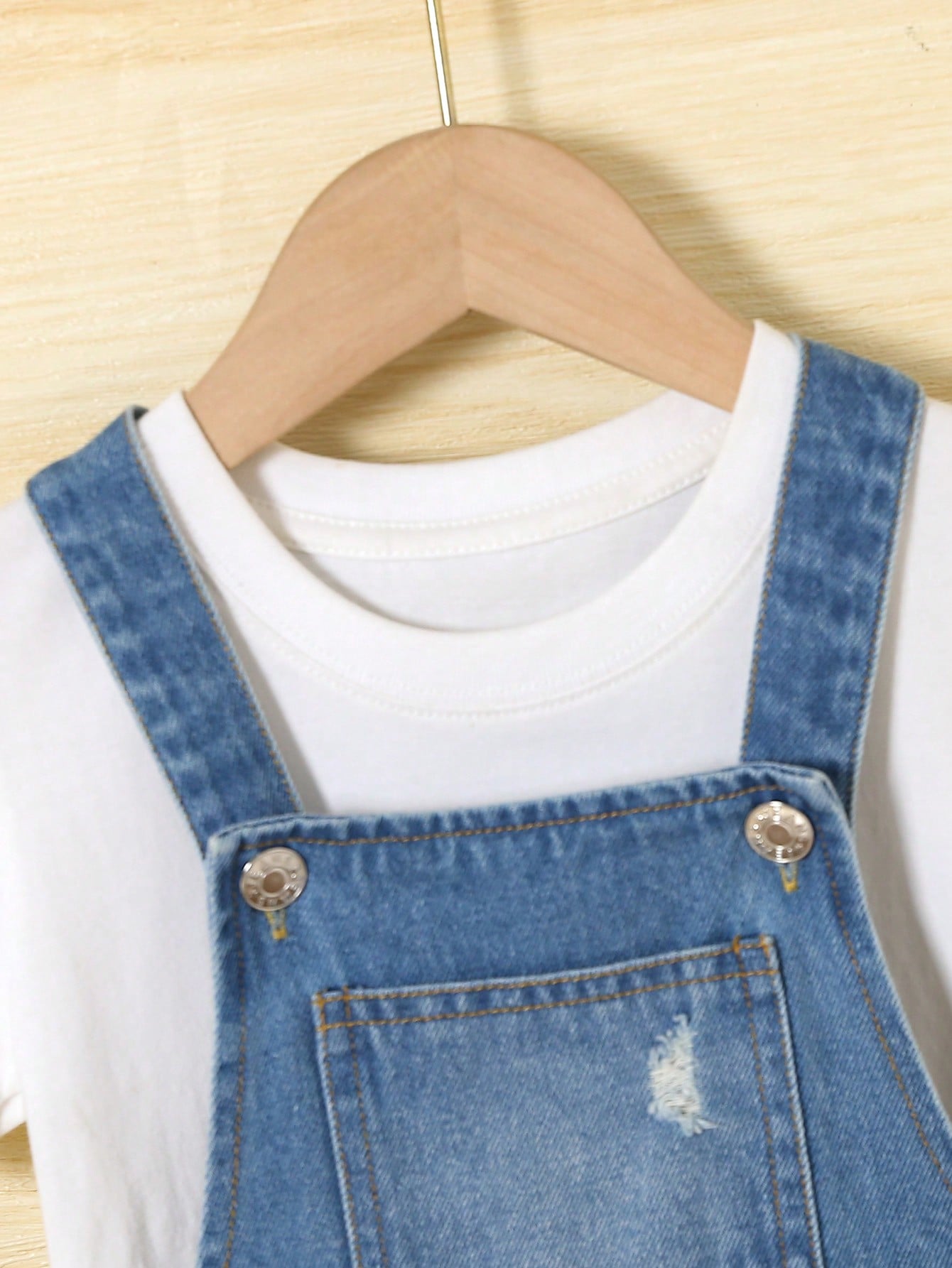 Young Girls Denim Overalls & Jumpsuits